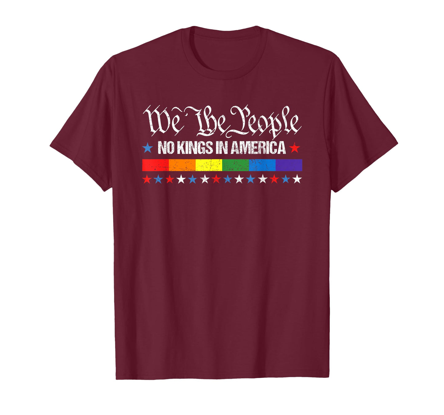 We The People No Kings in America Funny Political T-Shirt