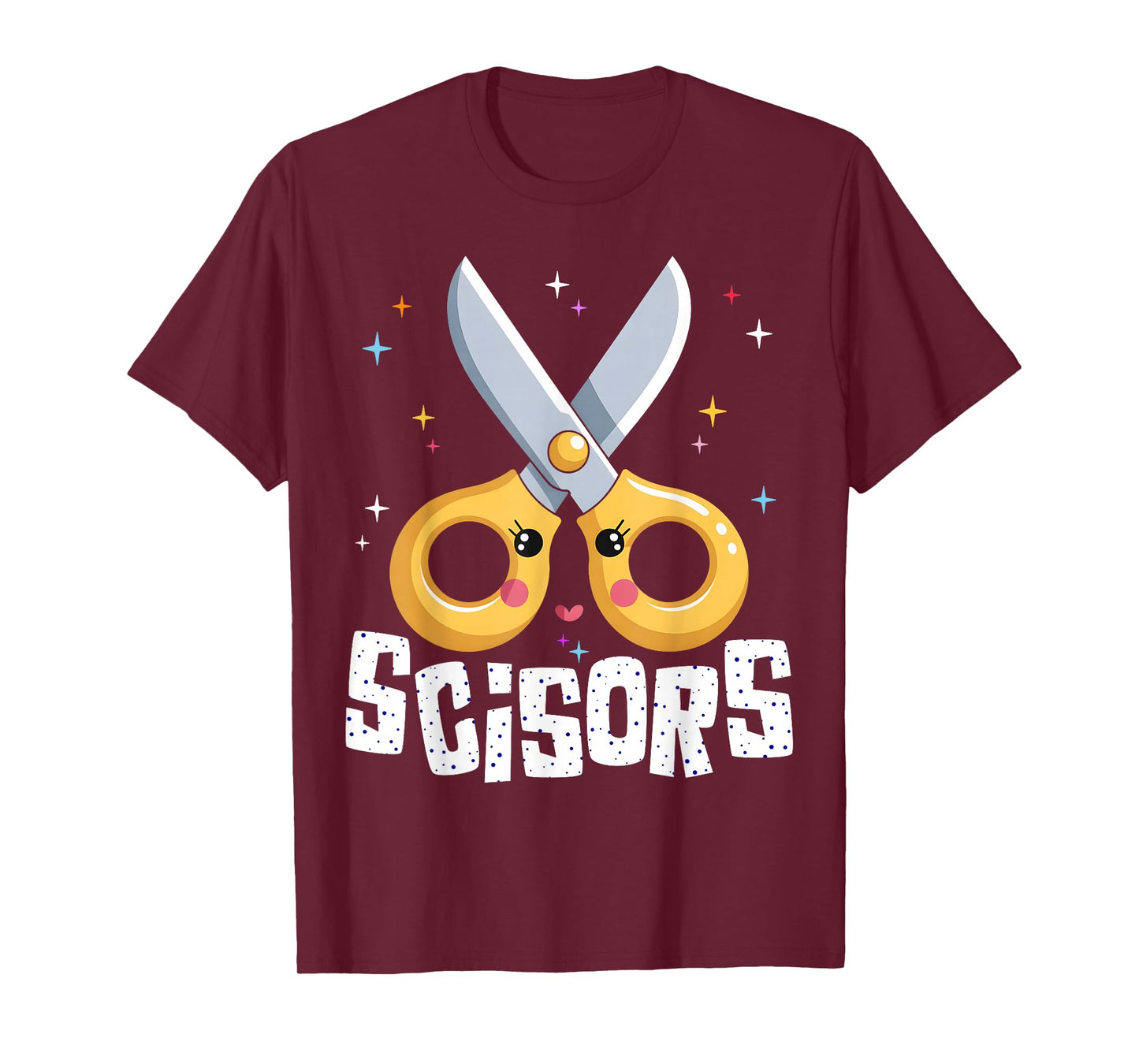 Scissors Paper Rock Halloween Costumes Group Family T-Shirt