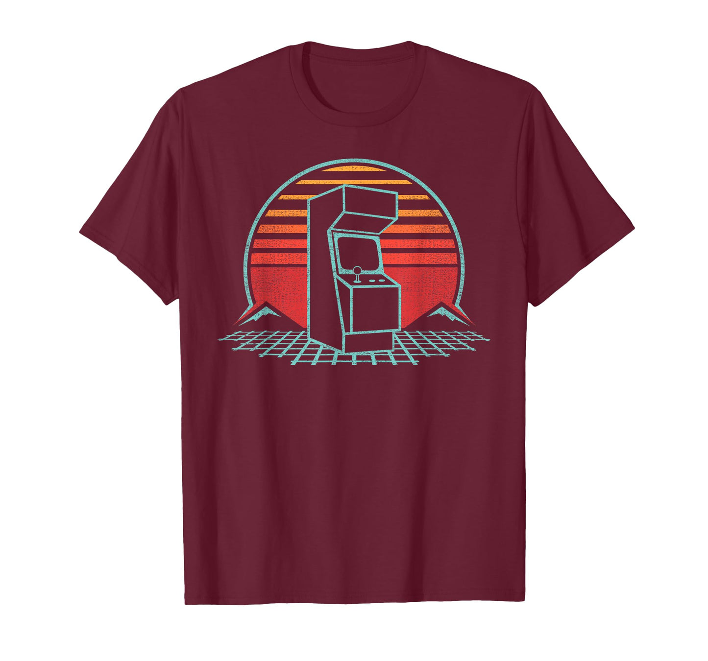 Arcade Game Machine Cabinet Nostalgia Retro 80s Gamer Gift T-Shirt