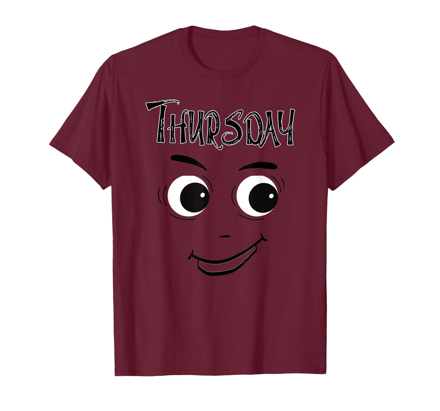 DAYS of the WEEK Tshirt 'THURSDAY' Distressed Funny Weekdays T-Shirt