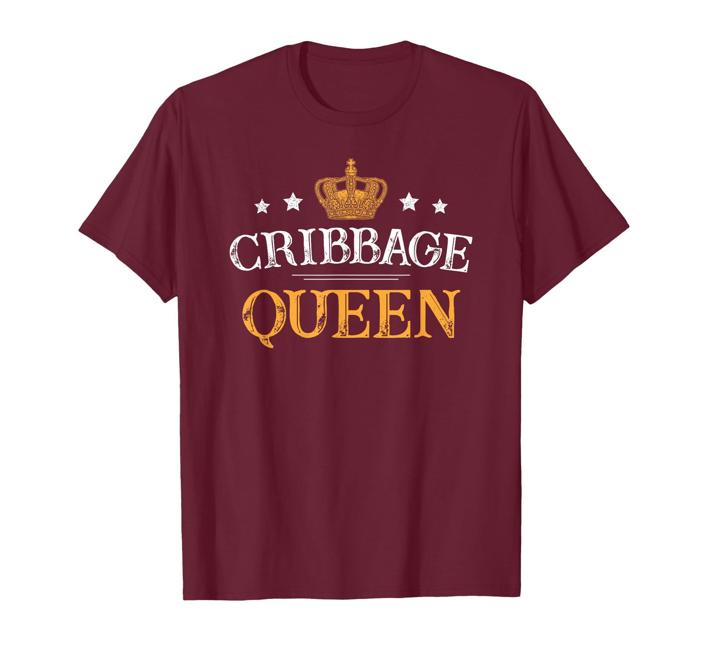 Cribbage Queen - Board Card Game Player Gamer Funny Gift T-Shirt