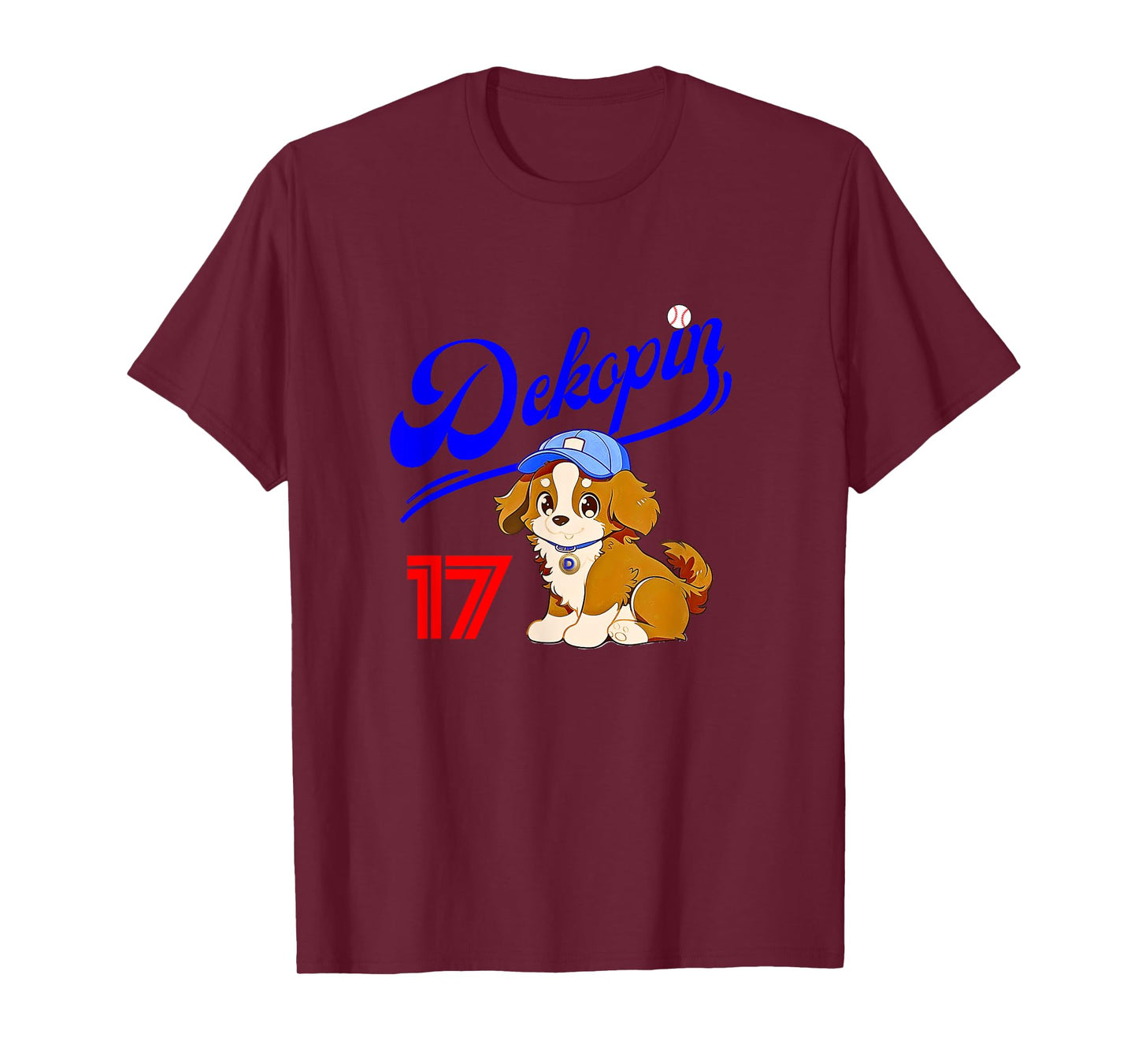 Decopin, Decoy, Dog Shirt, No.17, Otani, Pet Dog, Koi Kerhondier, Baseball Game, Decoy T-Shirt