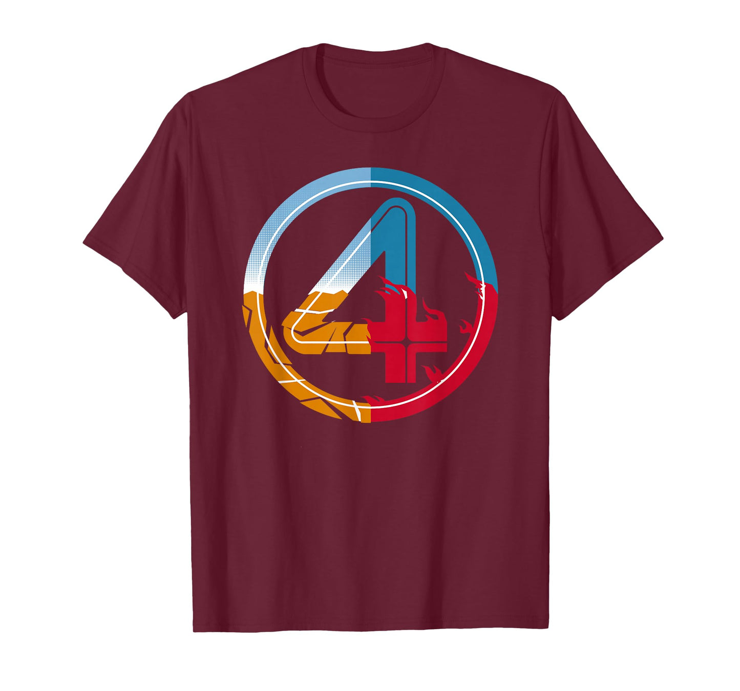 Marvel The Fantastic Four: First Steps Super-Powered 4 Logo T-Shirt