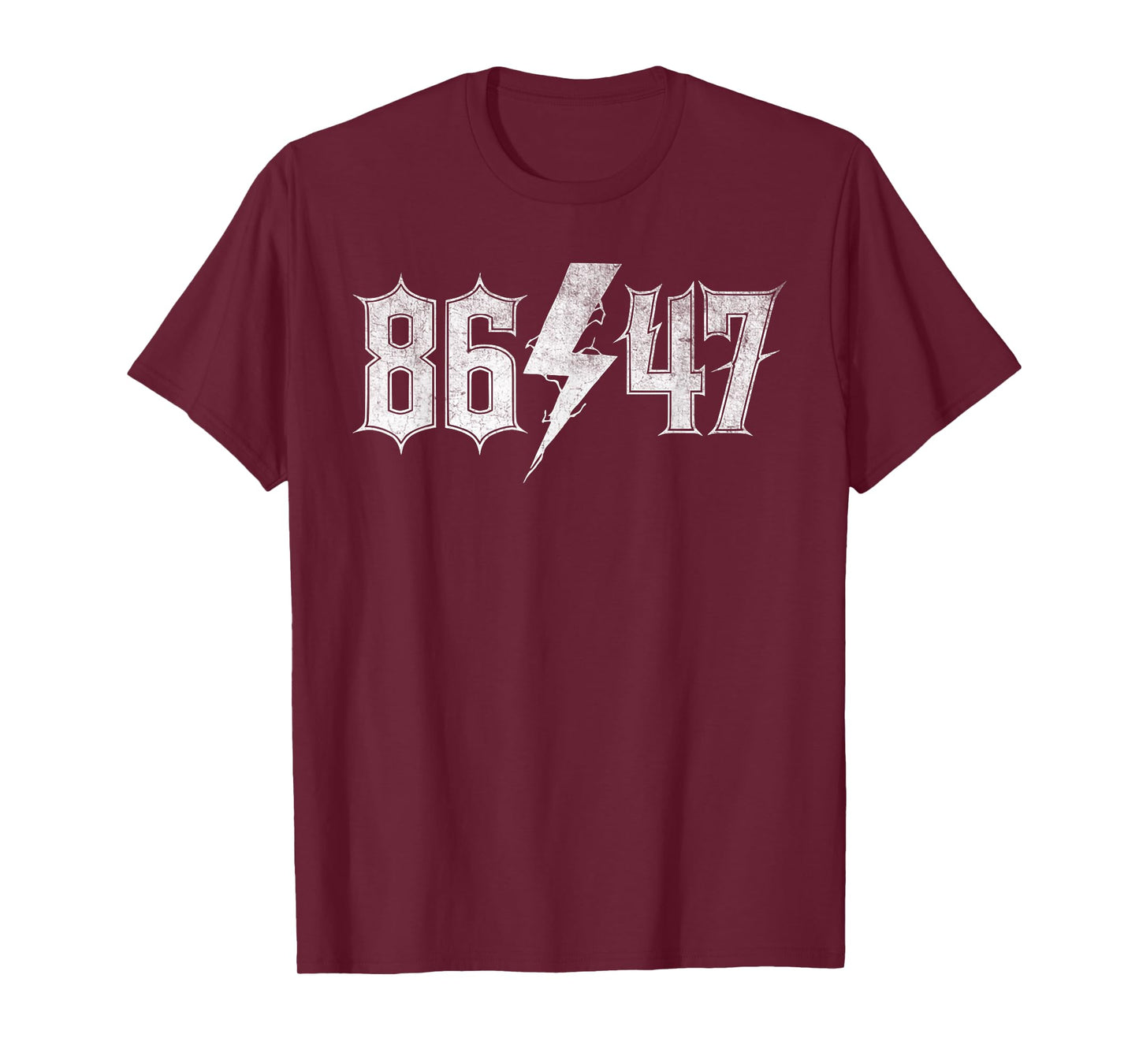 Sarcastic 8647 Vintage 80s Style 86 47 Rock Music 8647 T-Shirt