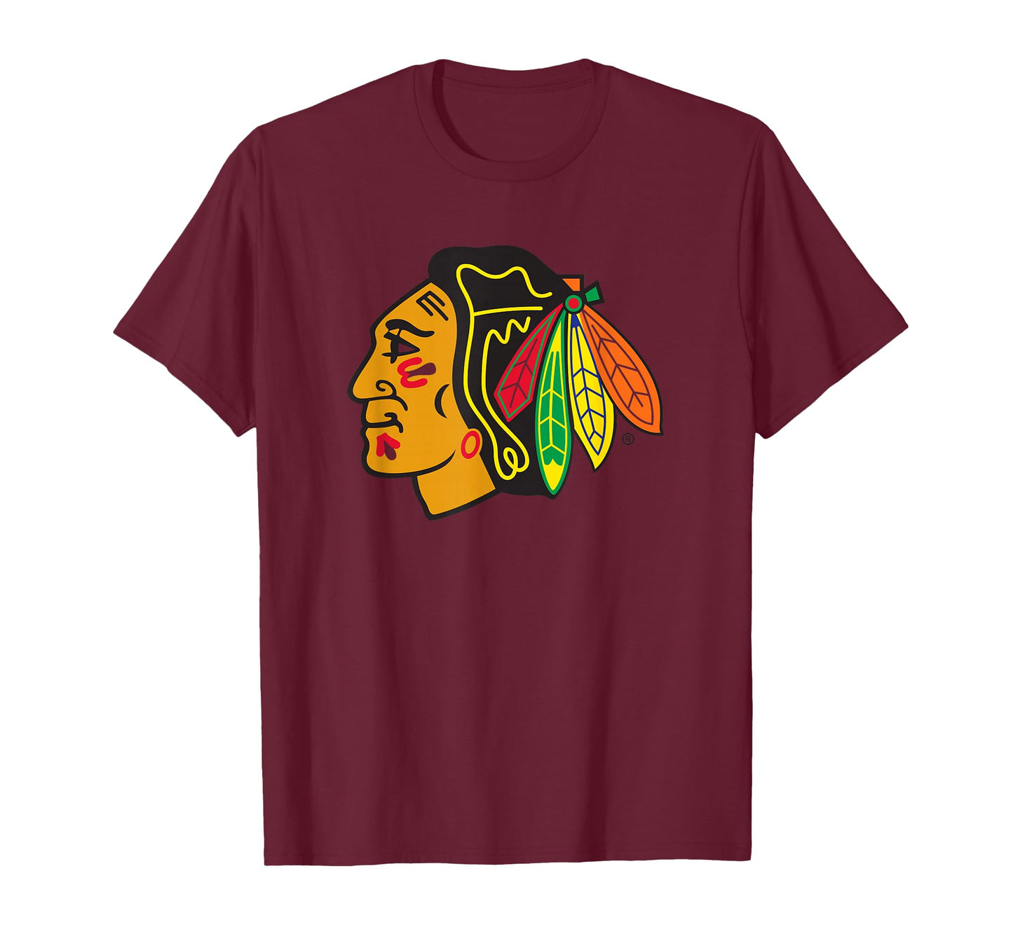 Chicago Blackhawks Icon White Officially Licensed T-Shirt