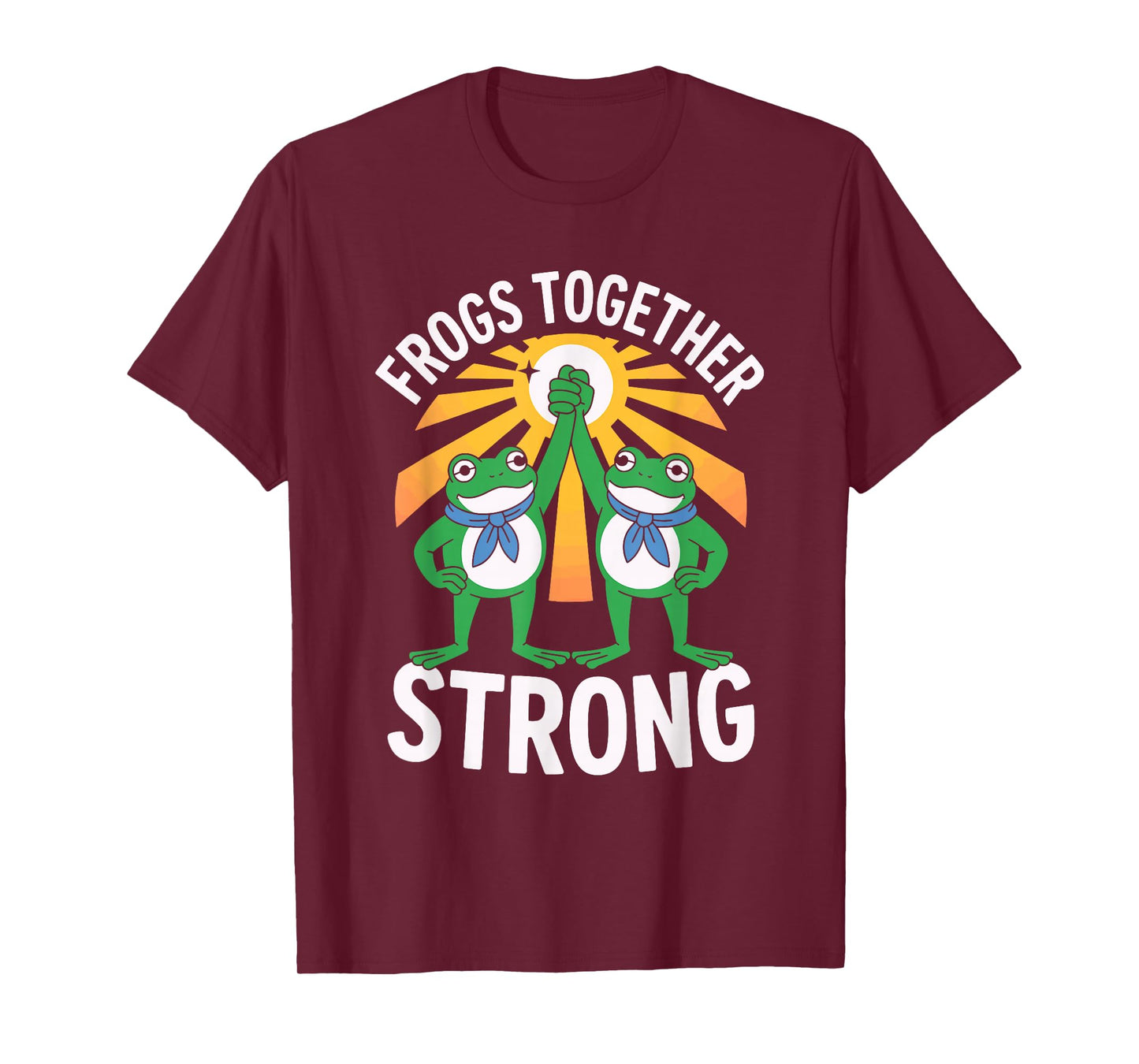 Vintage Frogs Strong Resist Portland Frog Protest Men Women T-Shirt