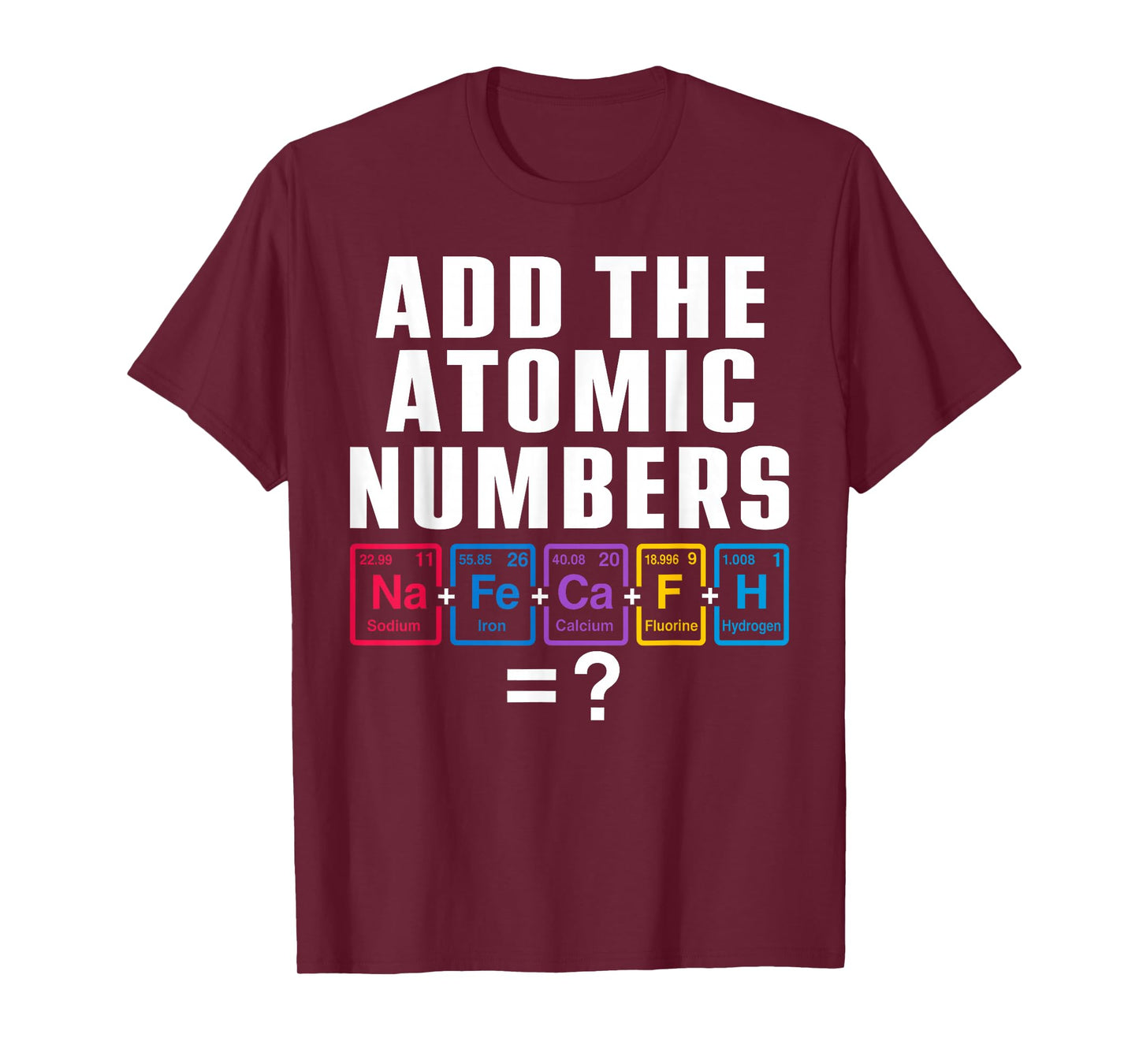 Funny 67 Six Seven Meme Matching Elements Periodic Table T-Shirt