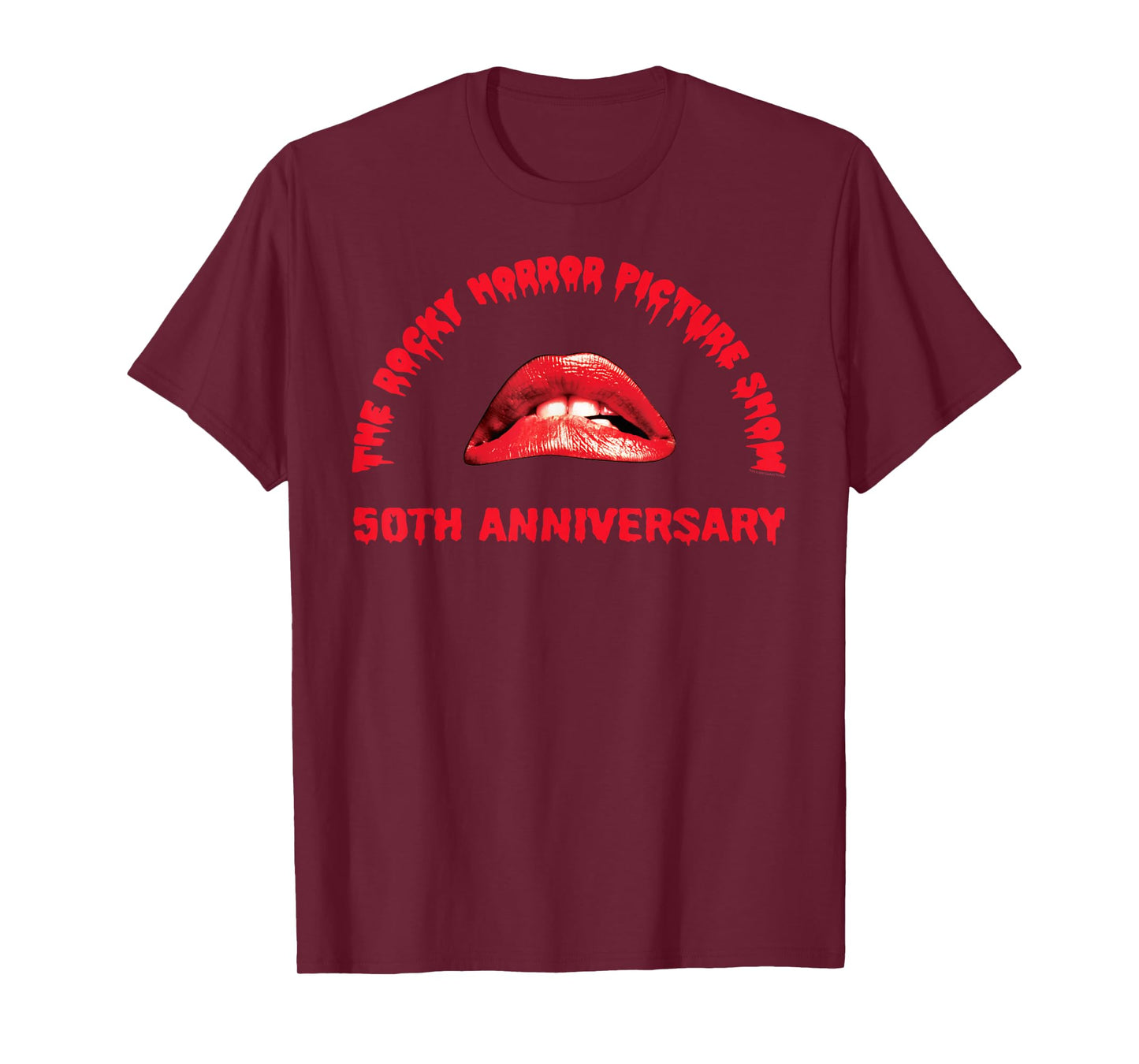 The Rocky Horror Picture Show 50th Anniversary Lips Logo T-Shirt