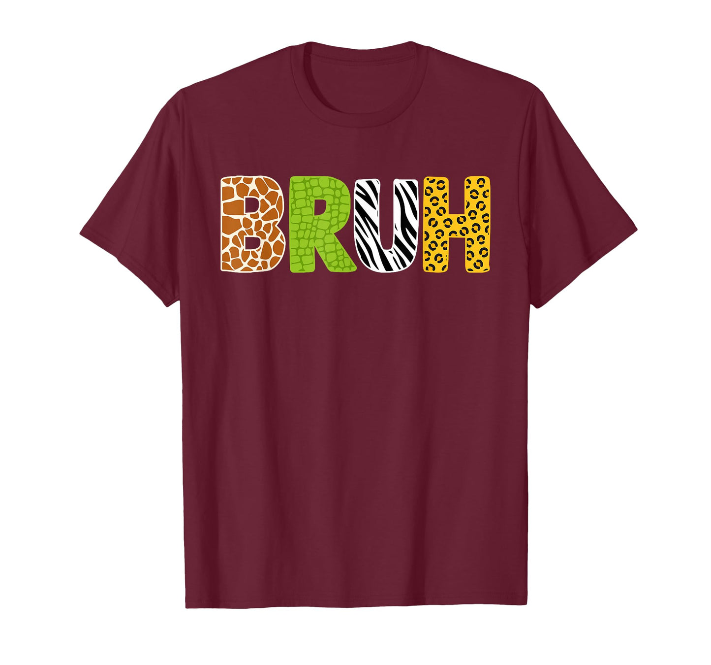 Funny Bruh Safari Animals Wildlife Jungle Zookeeper Boy Kids T-Shirt