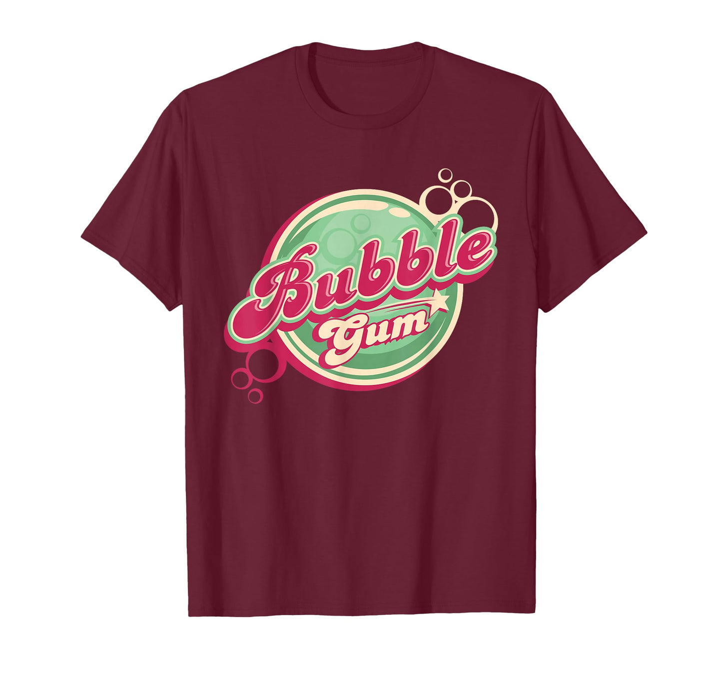 Retro Bubble Gum and 1970's Vintage Bubblegum Logo T-Shirt