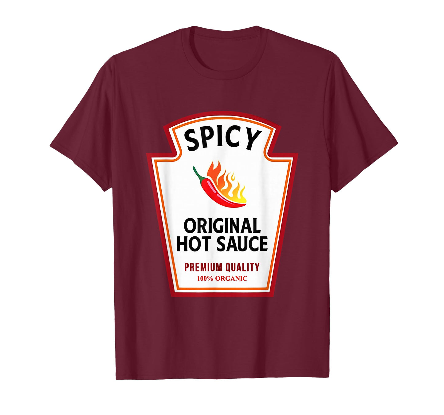Group Condiments Family Halloween Costume Original Hot Sauce T-Shirt