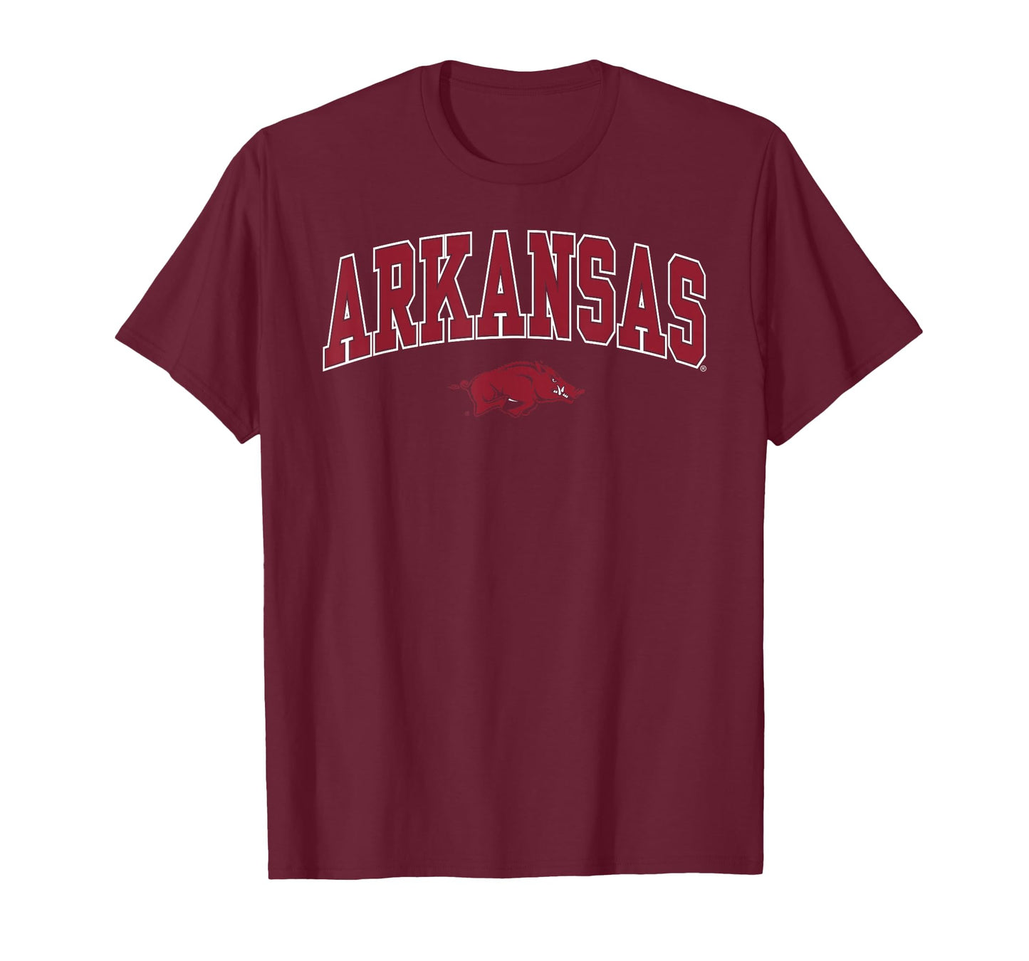 Arkansas Razorbacks Arch Over Black Officially Licensed T-Shirt