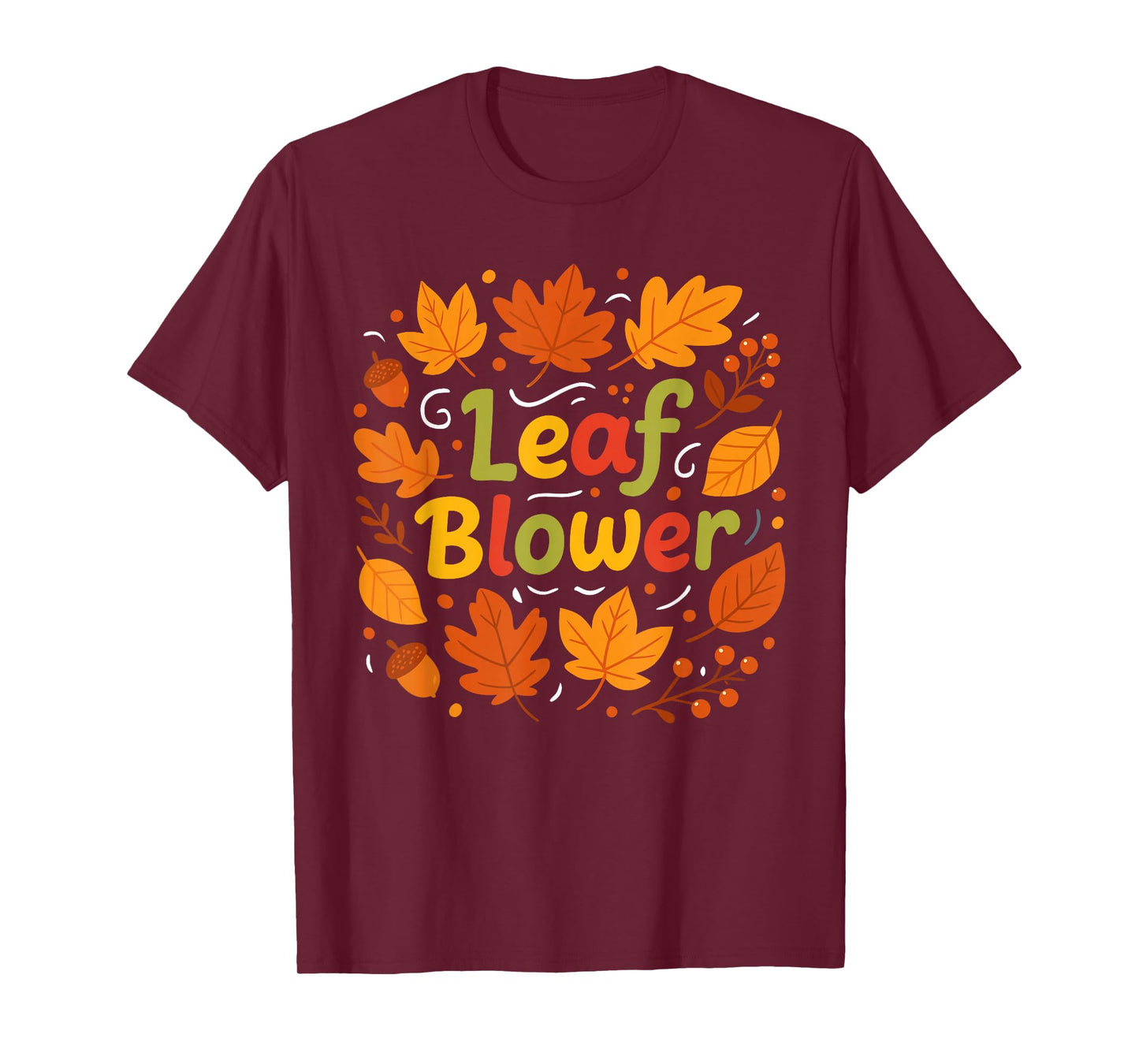 Funny Leaf Blower Couple Matching Fall Halloween T-Shirt