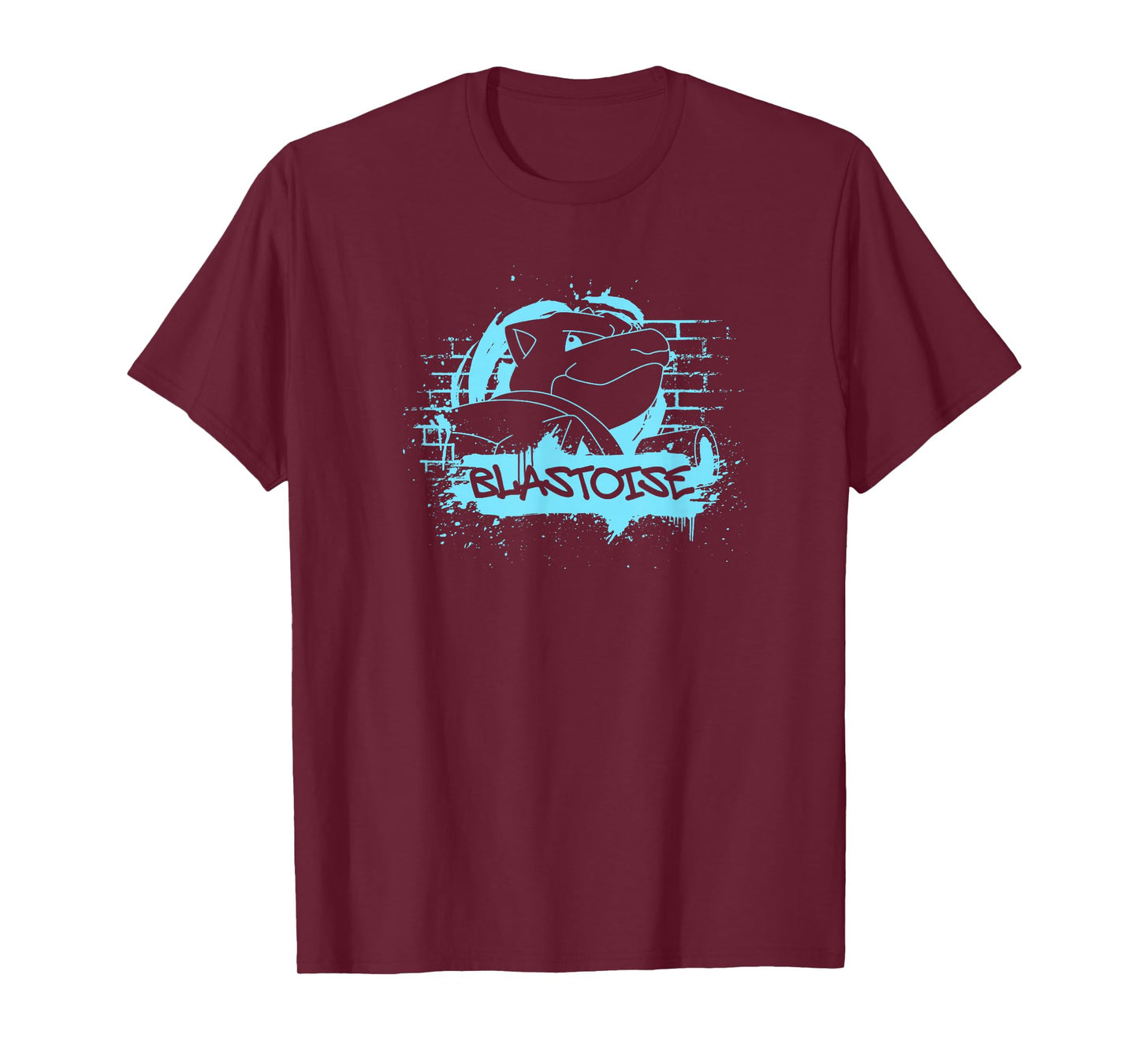 Pokémon Blastoise Blue Street Art Graffiti Logo T-Shirt