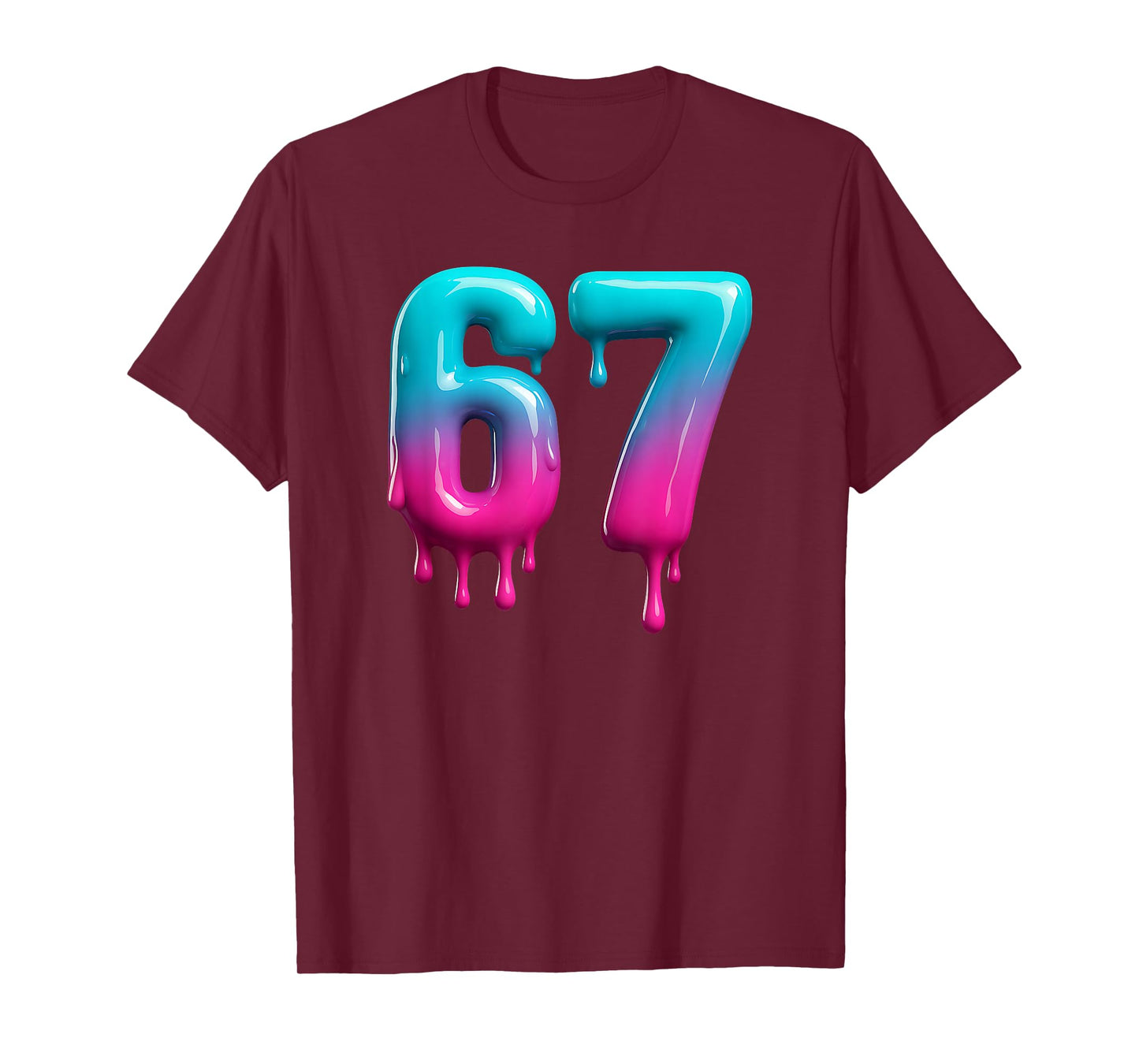 Six Seven 67 Meme for Gen Alpha Kids and Adults 6 7 T-Shirt