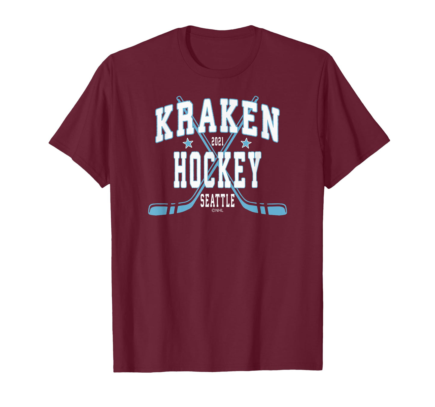 Seattle Kraken Stars Officially Licensed T-Shirt