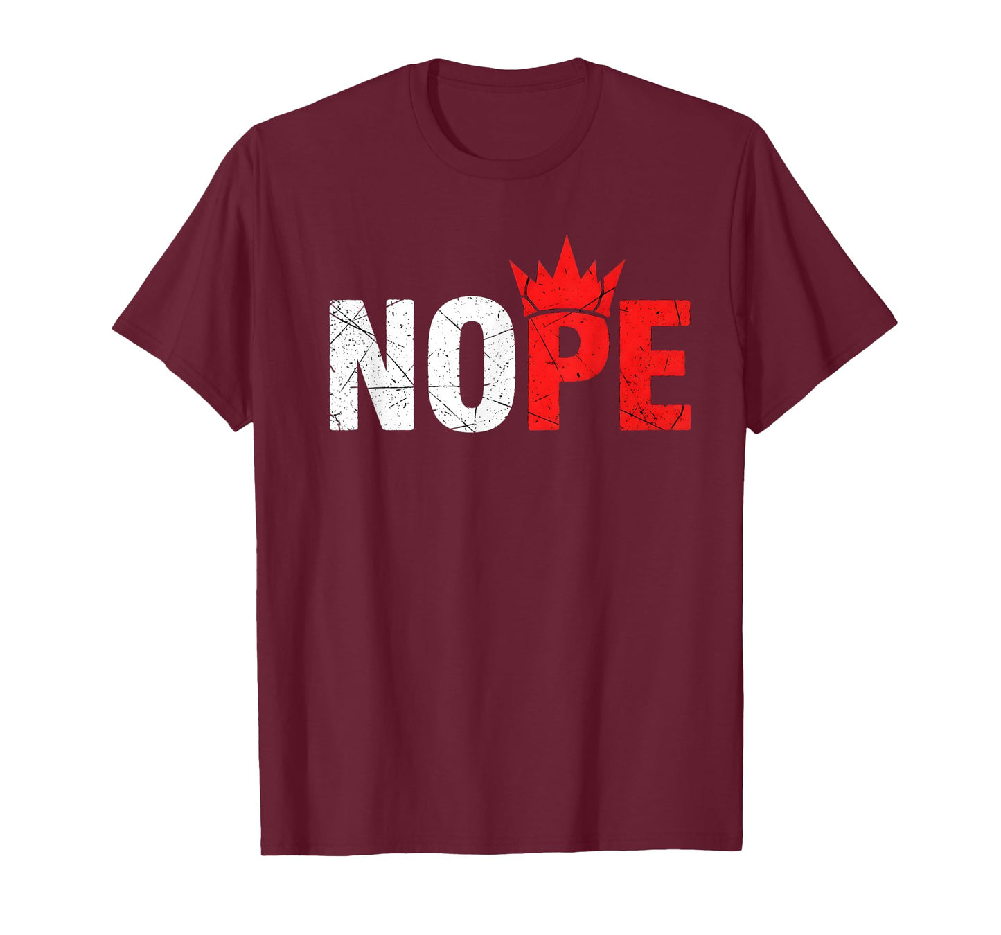 No Kings Nope Protest Sign No Kings in America Democracy T-Shirt