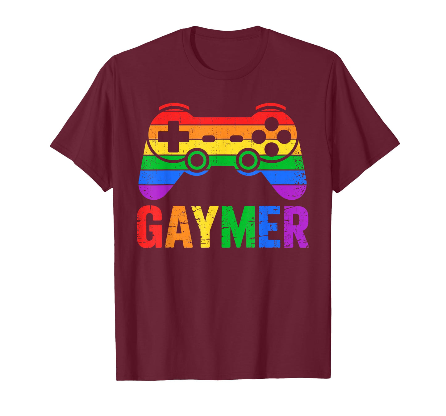 Funny Gaymer Rainbow Game Pride LGBT Support T-Shirt