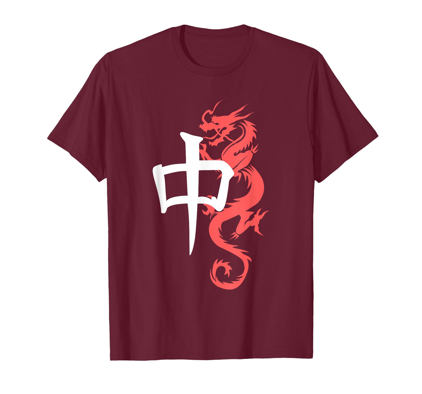 Red Dragon Tile Mahjong T-Shirt