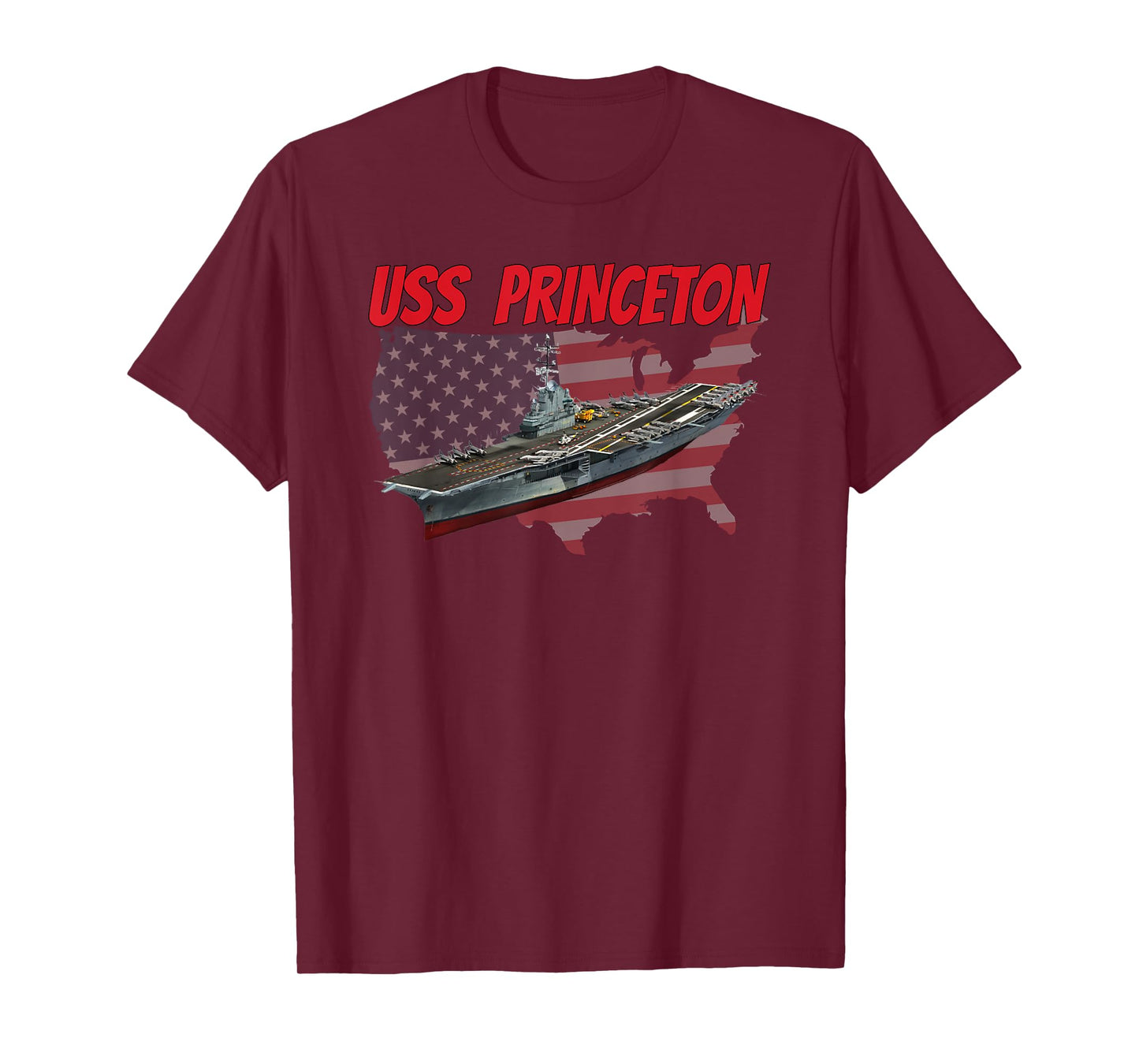 USS Princeton CV-37 Aircraft Carrier Veterans Day Fathers T-Shirt