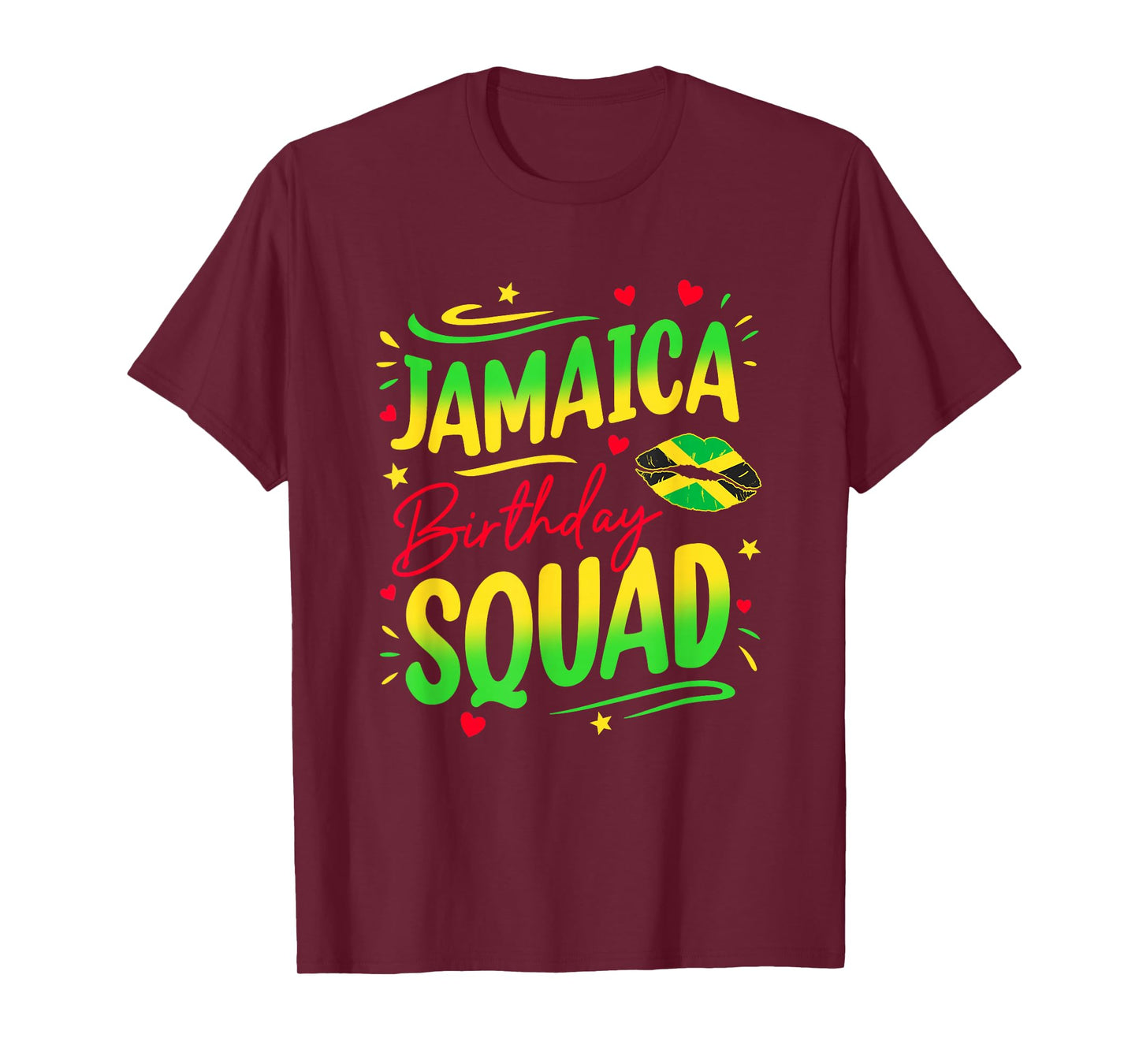 Jamaica Birthday Squad Girls Trip 2025 Women Vacation Party T-Shirt