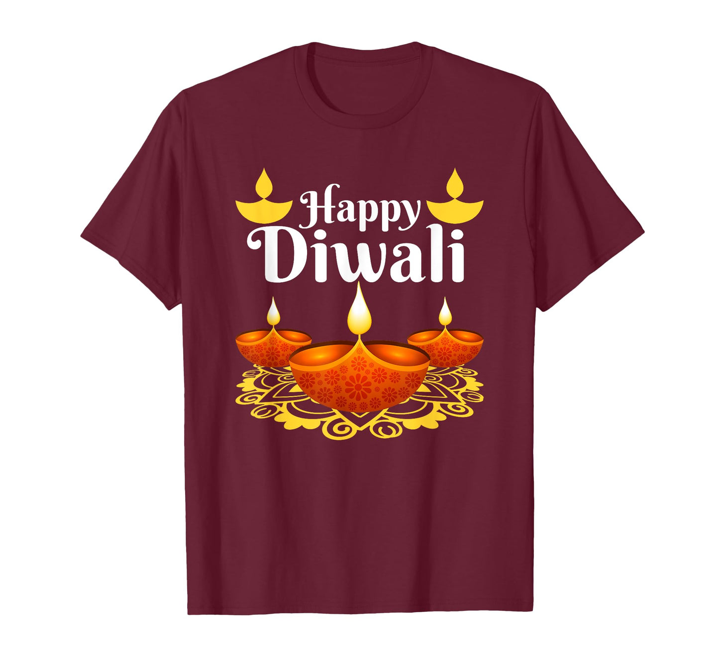 Cool Happy Diwali Festival of Light Diva Lanterns T-Shirt