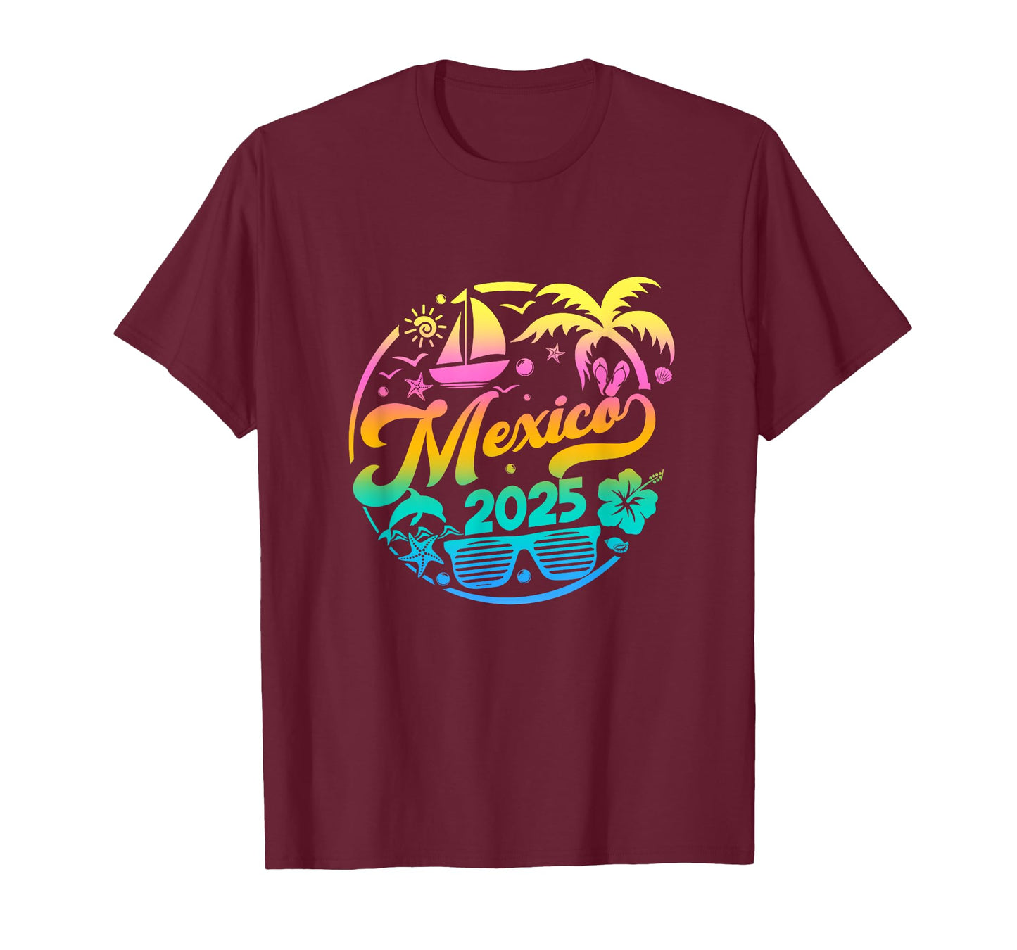 Mexico 2025 Family Vacation Beach Matching Group T-Shirt