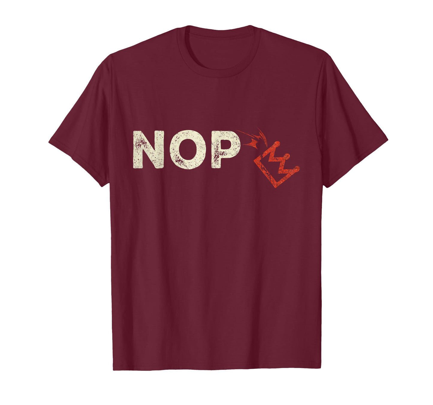 Retro No Kings Nope Protest Sign 4th Of July Shirt Men Women T-Shirt