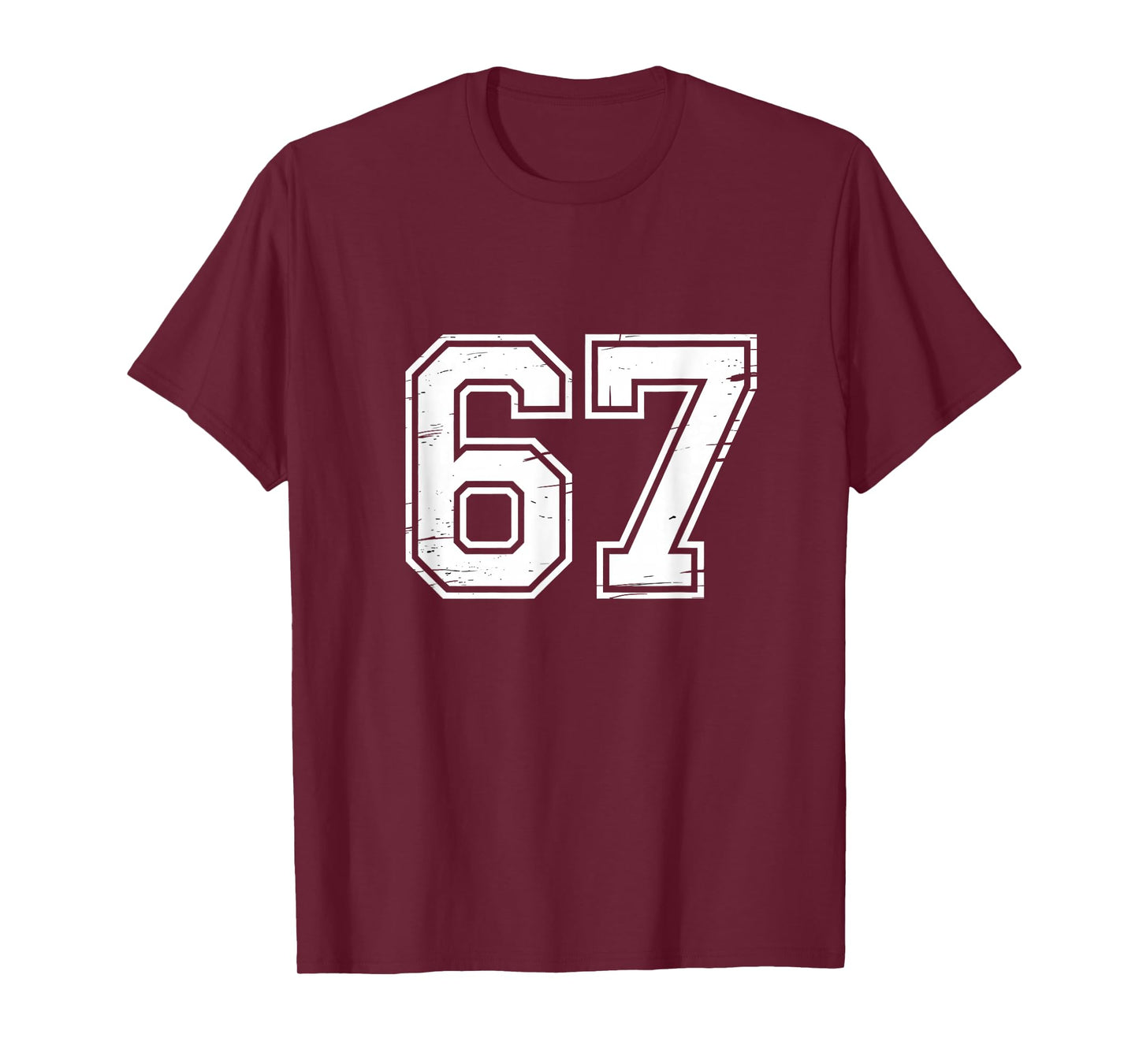 Six Seven 67 Meme Number T-Shirt