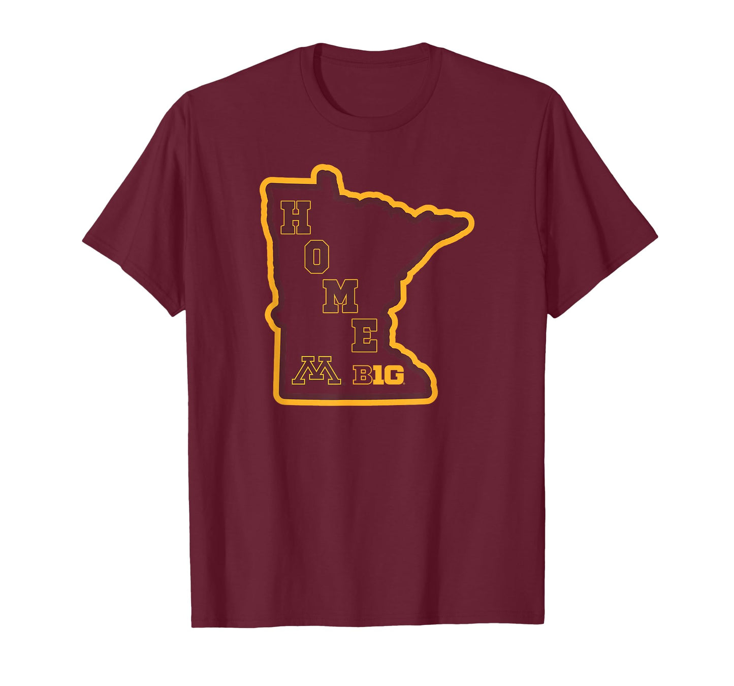 Minnesota Golden Gophers Big 10 Home State T-Shirt