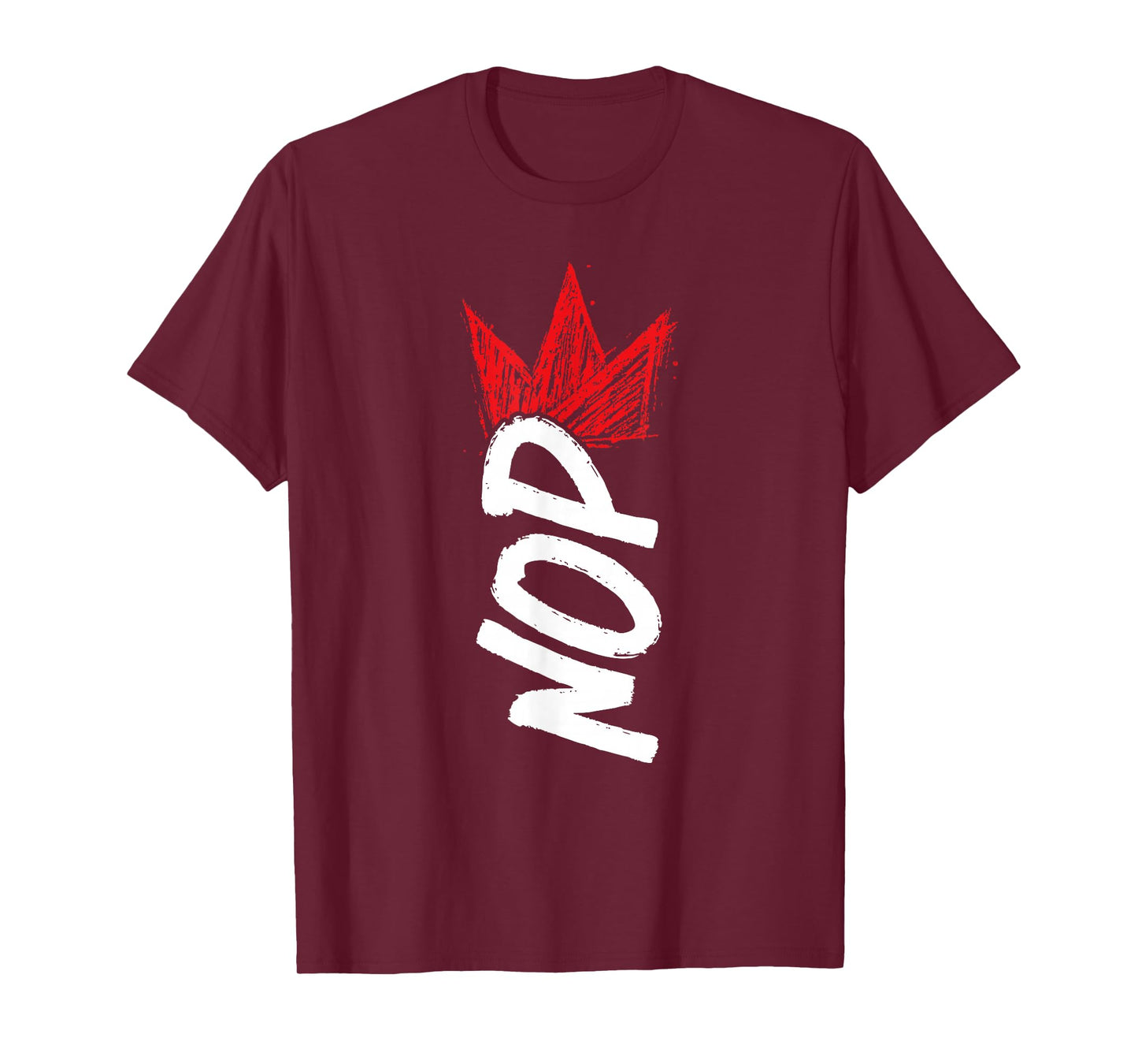 Nope Crown Design Bold Attitude America Pro Democracy T-Shirt