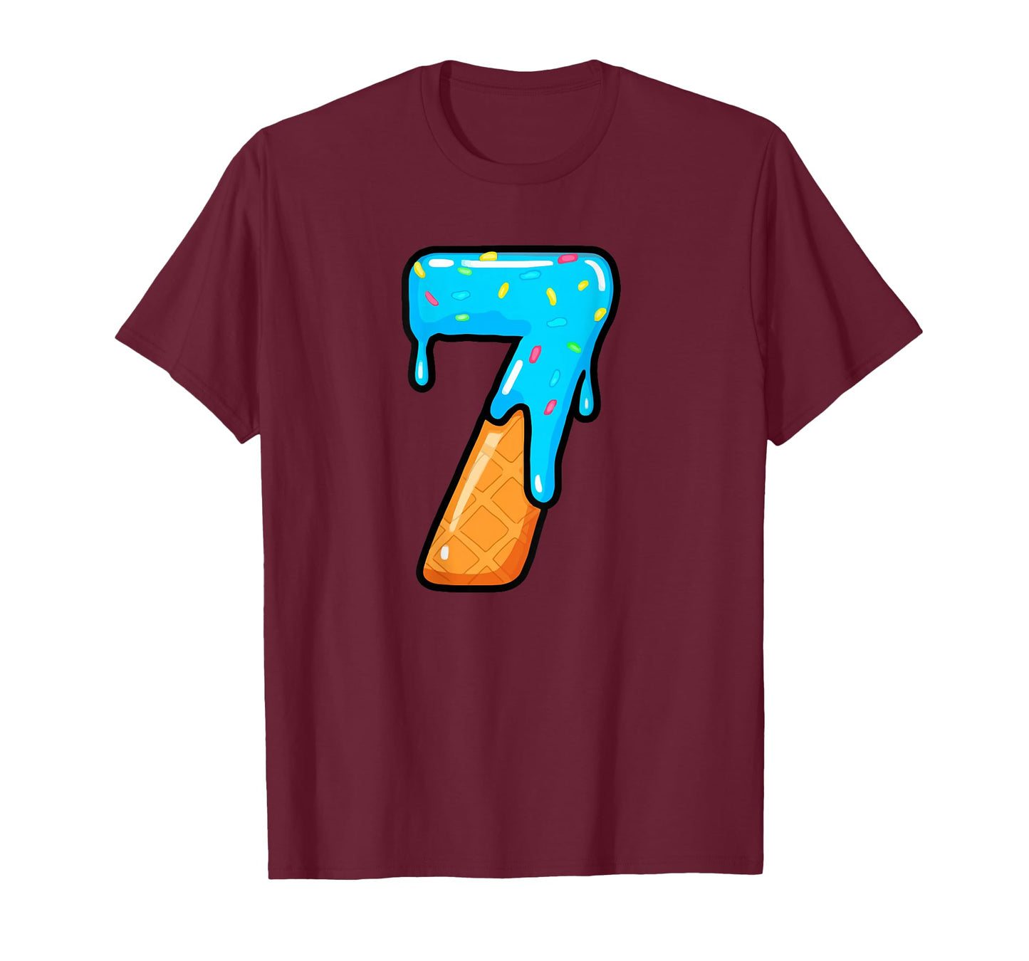67 Ice Cream Drip Meme 6 7 Hallowee Costume Couple (On Back) T-Shirt