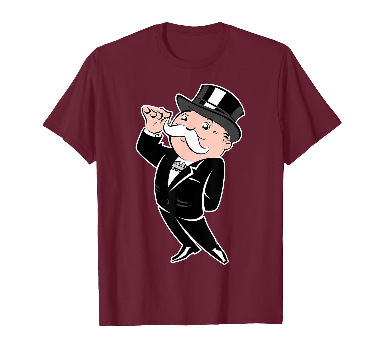 Monopoly Man Rich Uncle Penny Bags Vintage Portrait T-Shirt