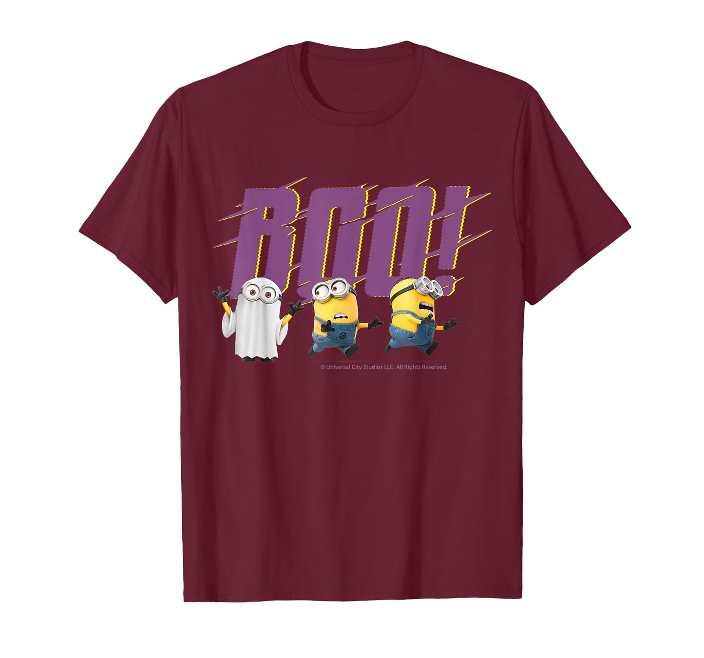 Boo Minions Halloween Merch Designs Celebration Fun T-Shirt