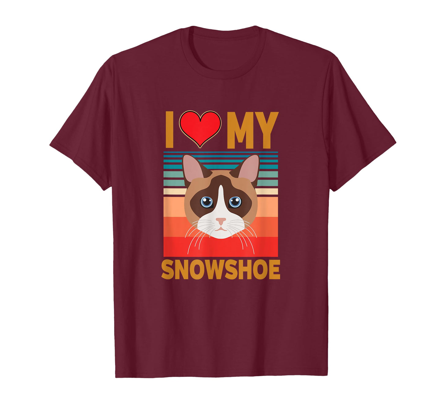 Snowshoe Siamese Cat T-Shirt