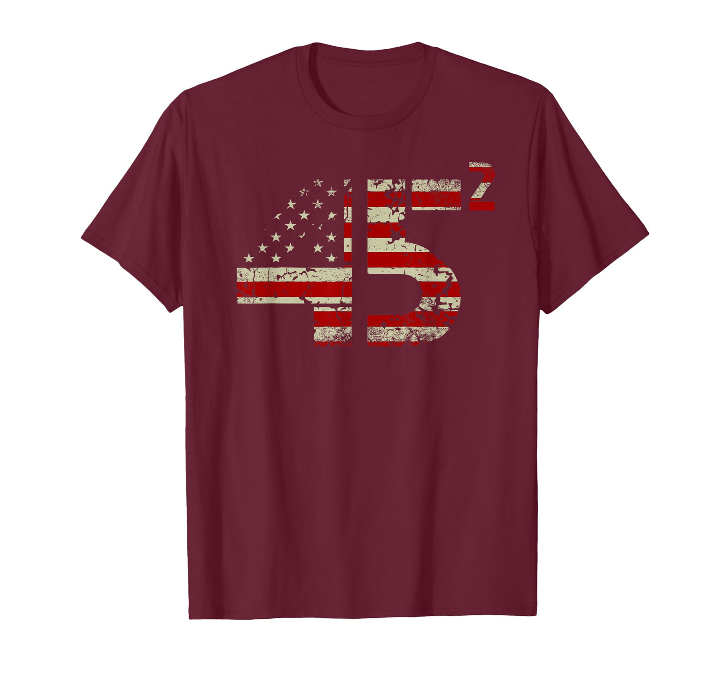Trump 45 Squared 2020 Second Presidential Term T-Shirt Gifts T-Shirt