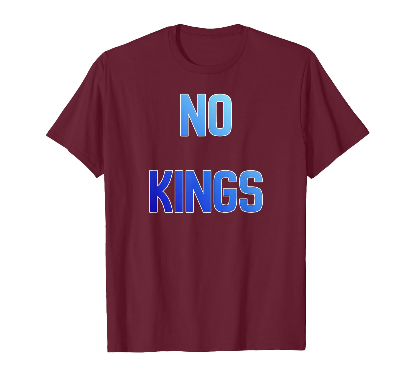 No Kings October 18 Blue Gradient T-Shirt