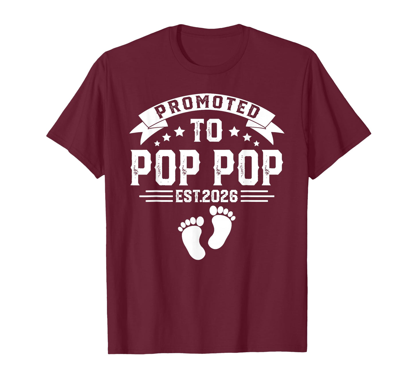 Promoted To Pop pop est. 2026 Soon To Be Pop pop 2026 T-Shirt