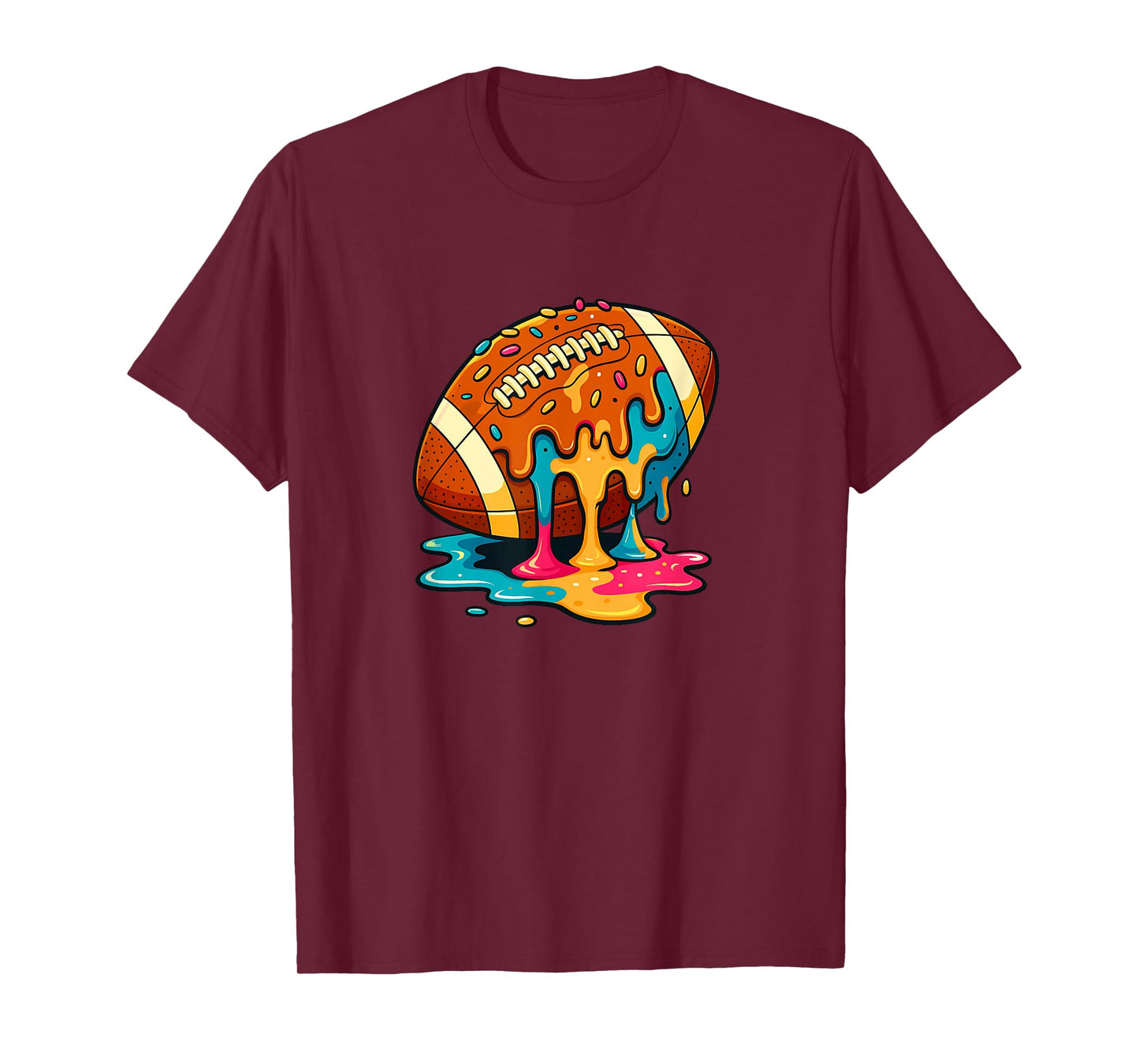 Mens Football Lovers for Lineman Sprinkles Game Day T-Shirt
