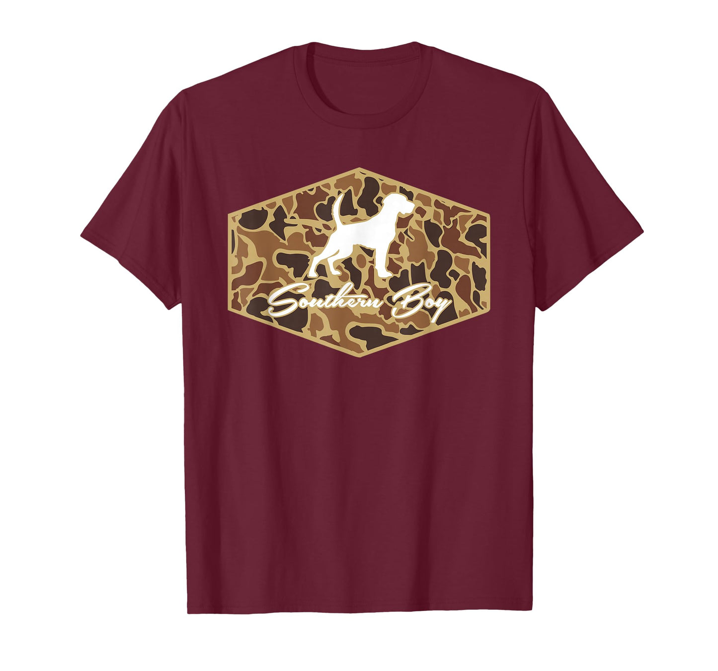 Southern Boy Camouflage Hunting Dog Hello Hunting Season T-Shirt