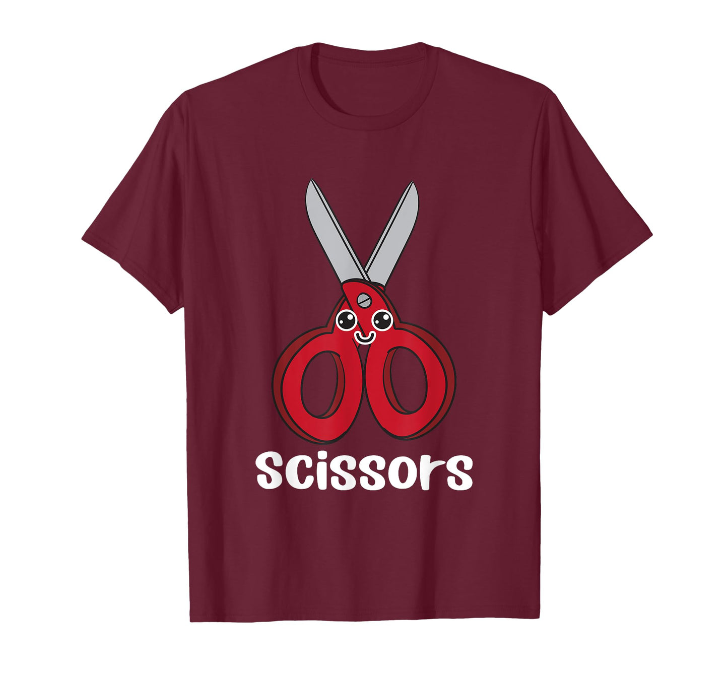 Rock Paper Scissors Game Cute Scissors Costume Kawaii T-Shirt