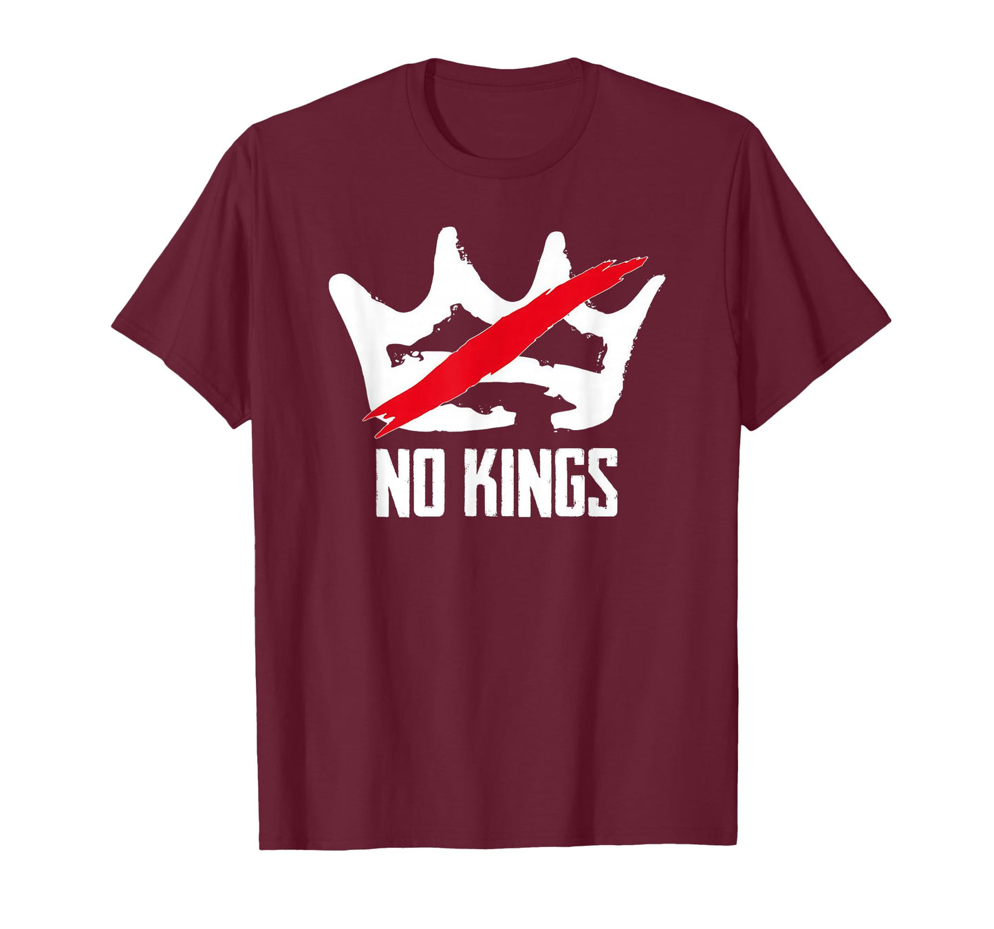 No Kings in America - No Kings Political Protest Men Women T-Shirt