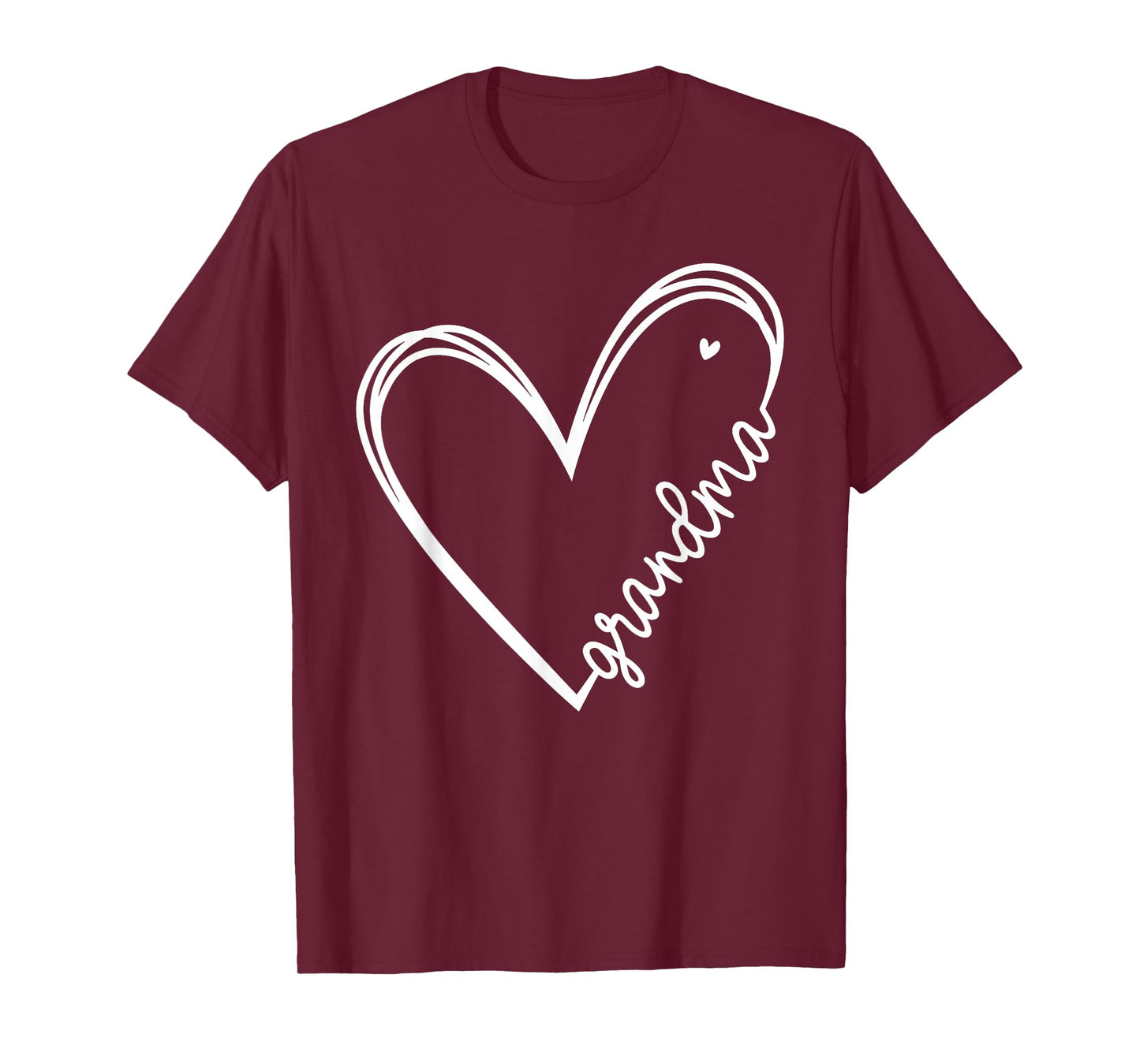 Grandma Heart Women for Christmas Mother's Day Birthdays T-Shirt