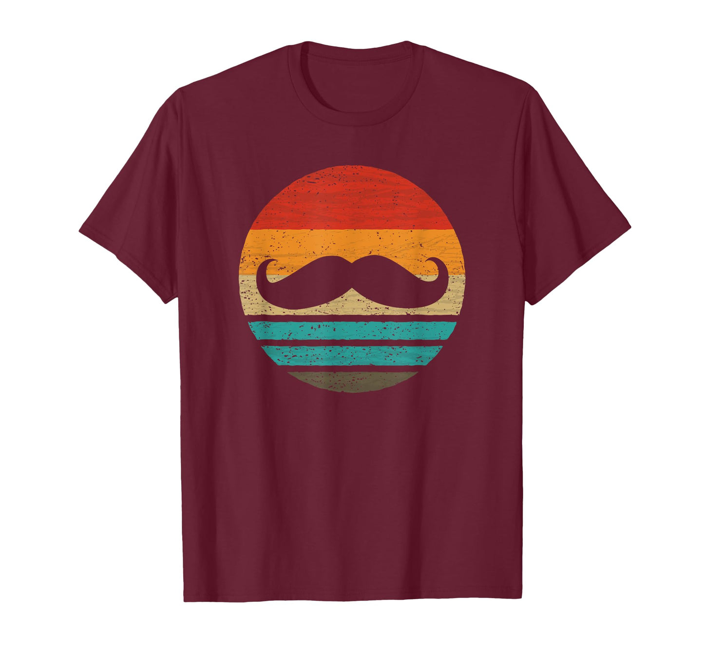 Mustache Retro Style Vintage T-Shirt