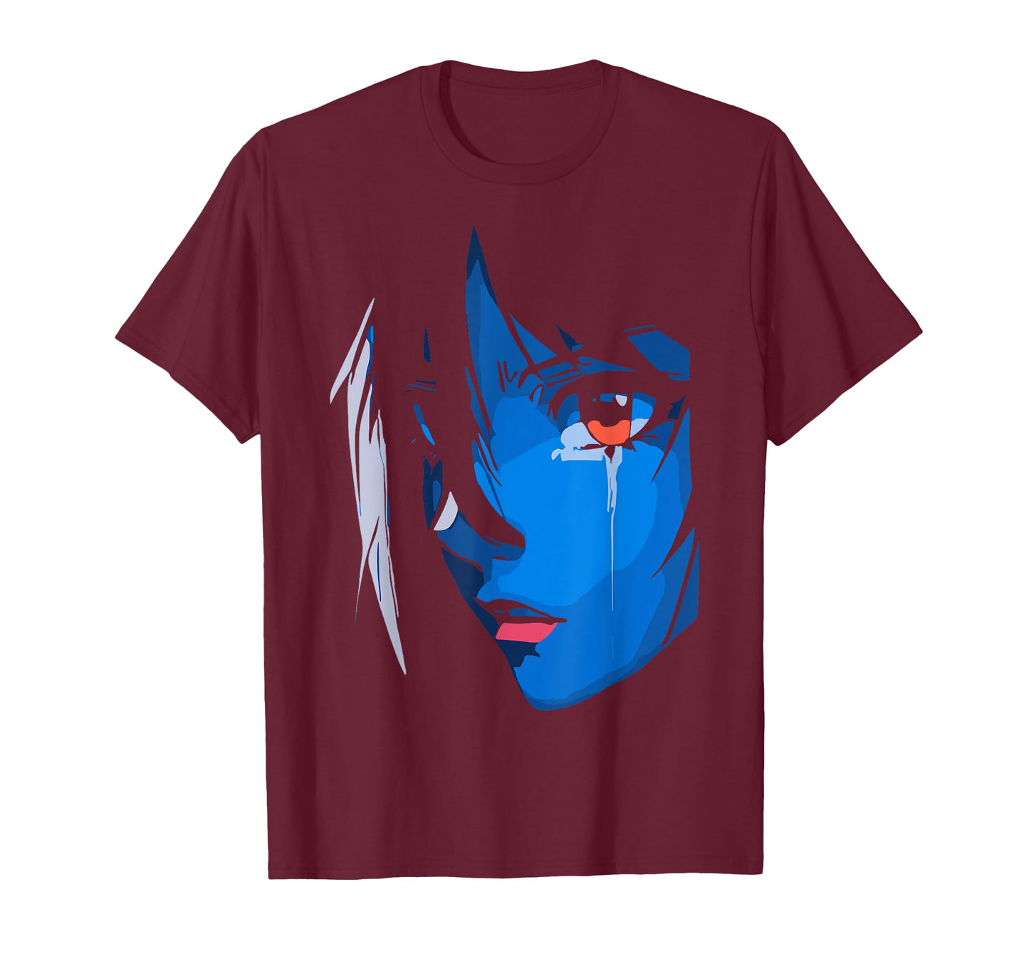 Sad Anime Girl Gamer Indie Aesthetic Japanese Vaporwave T-Shirt