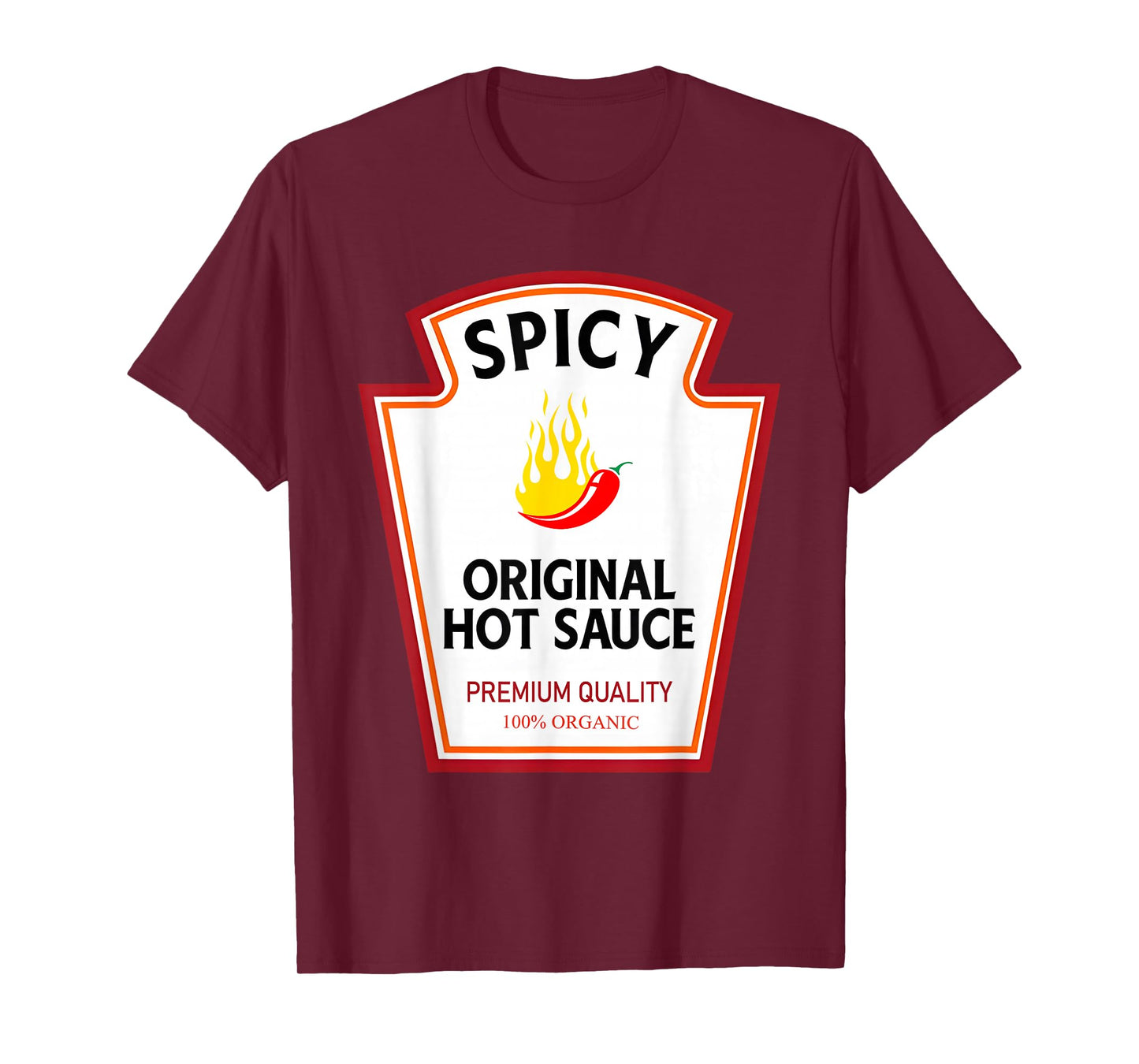 Spicy Hot Sauce Funny Condiment Costume Party Matching T-Shirt