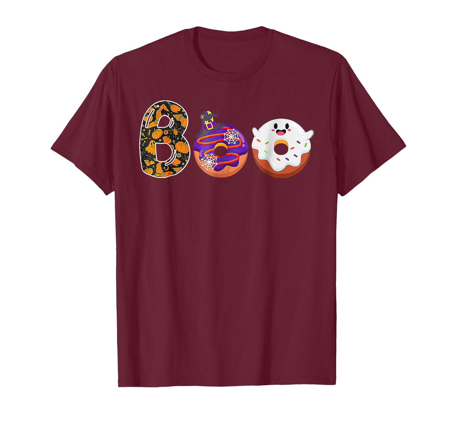 Boo Donuts Ghost Halloween T-Shirt