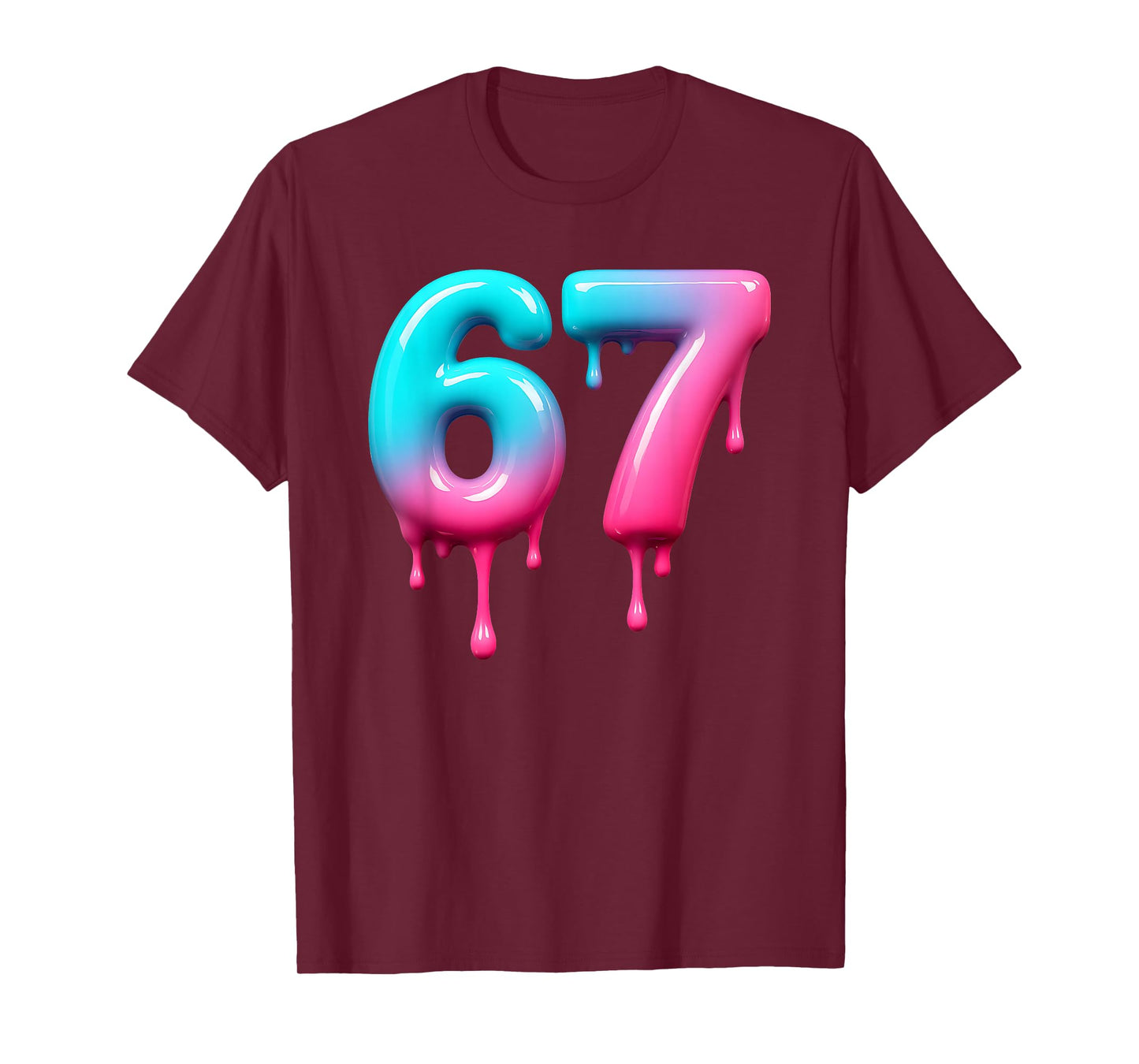 Six Seven 67 Meme for Gen Alpha Kids and Adults 6 7 T-Shirt