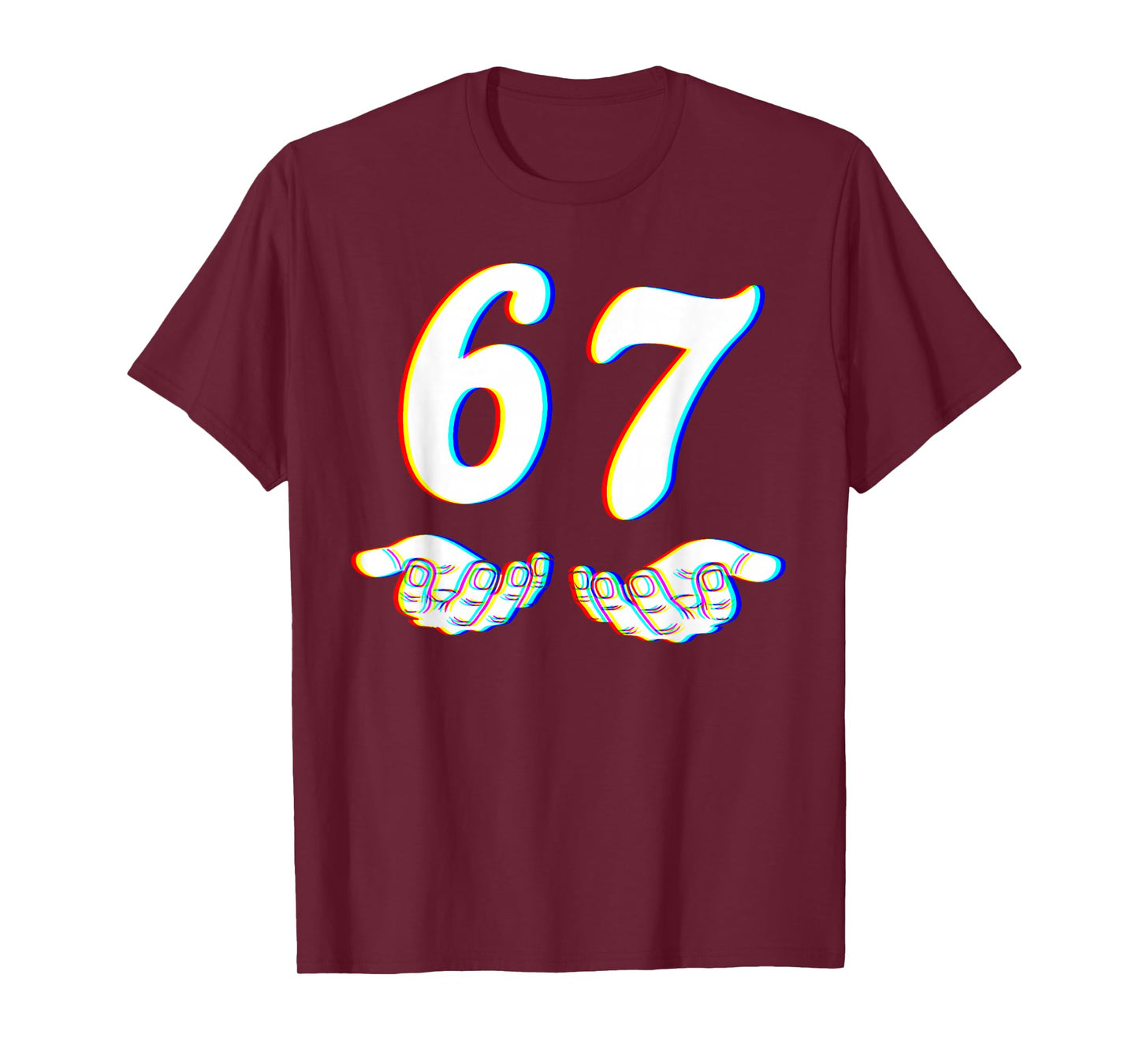 Funny 67 Six Seven Meme Couple Matching Halloween Costume T-Shirt