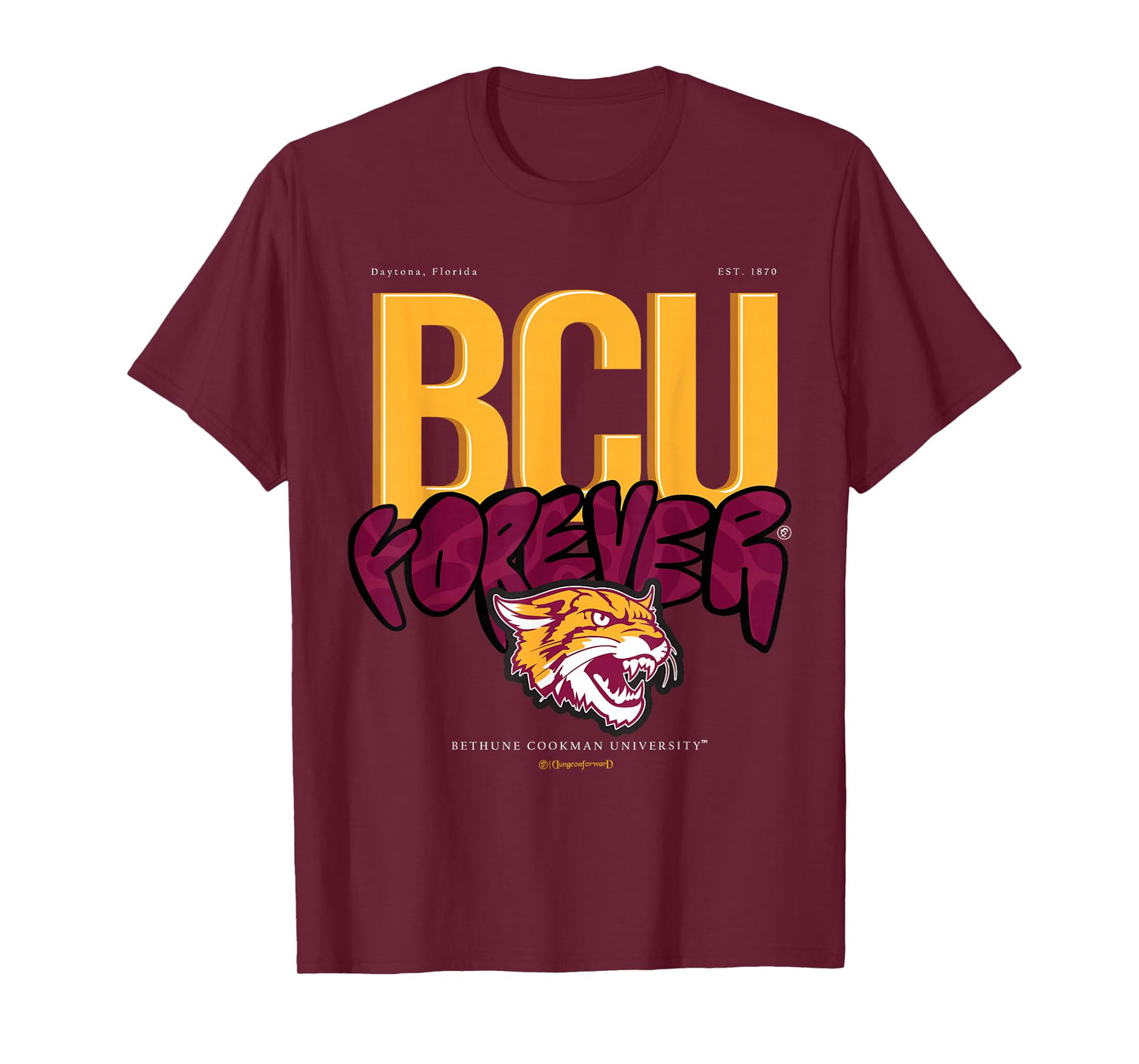 The Yard - Bethune Cookman University - BCU Forever HBCU T-Shirt